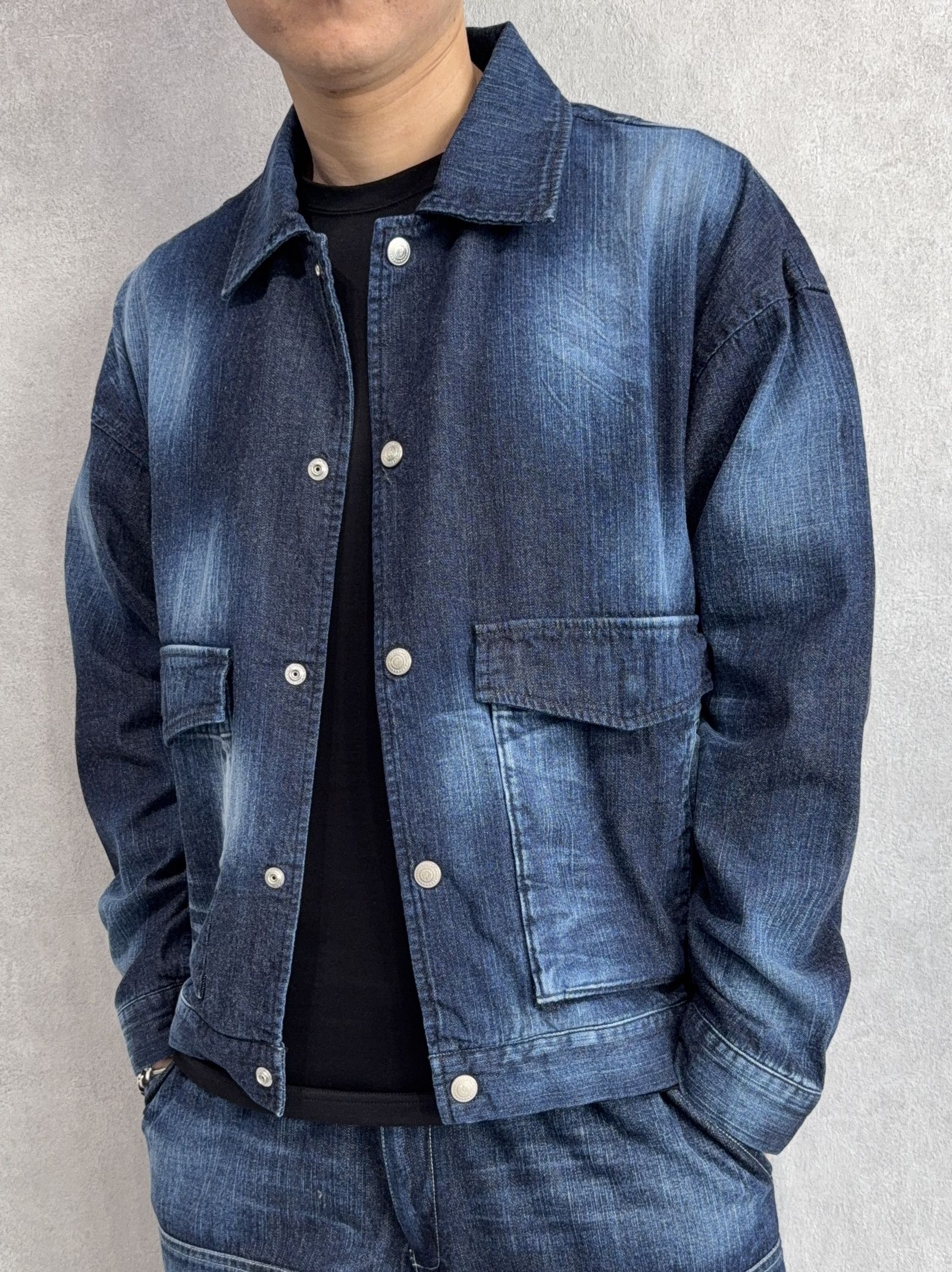 LDENIM AG FLIGHT JACKET / RC39-JK-003 / デニムフライトジャケット / インディゴユーズド