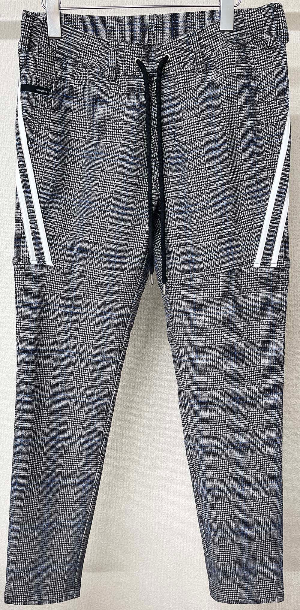 TYLER HEAT LINE PANTS / RC26-ST-026H / 裏起毛イージーラインパンツ / グレンチェックブルー