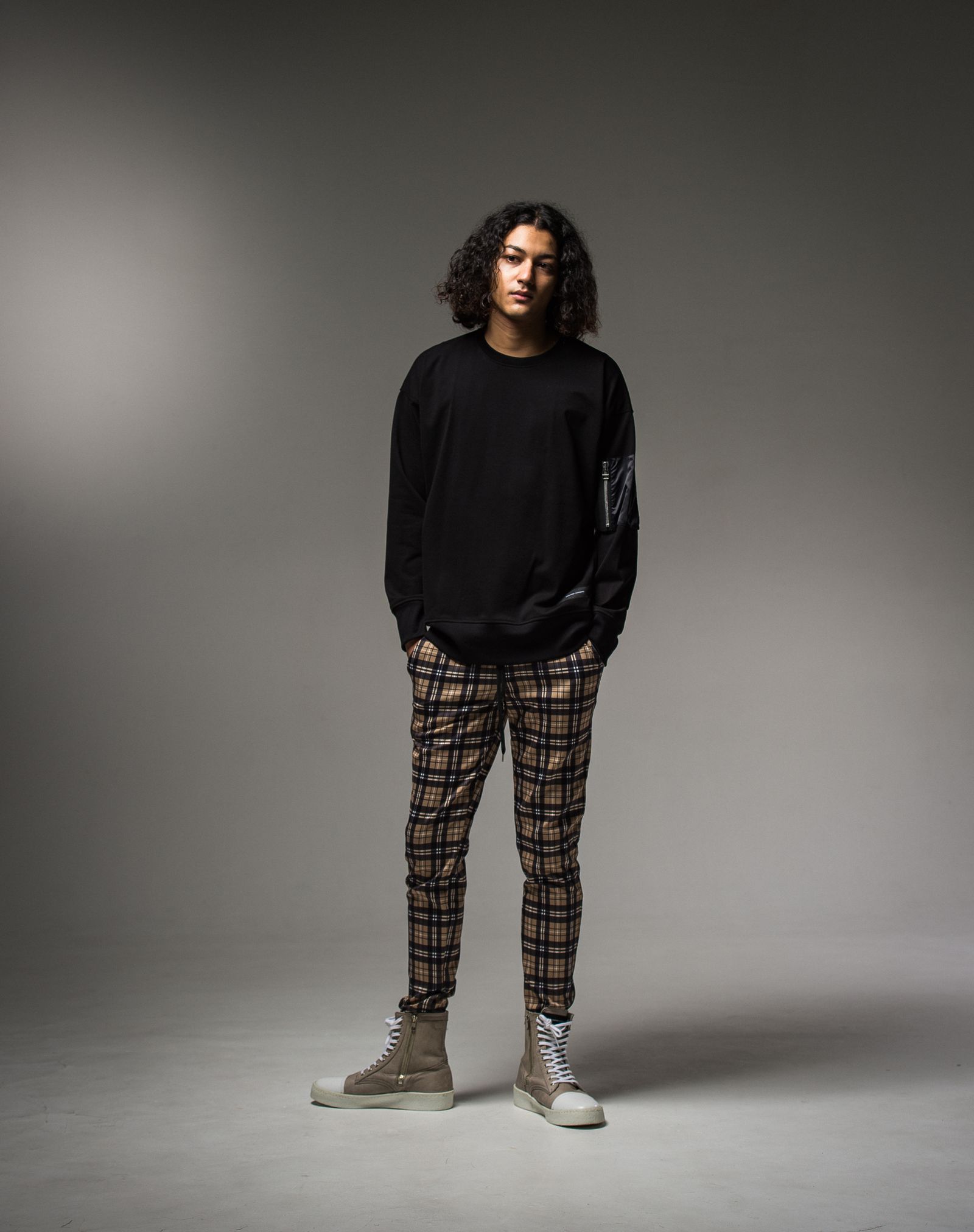 CHRIS EASY PANTS / RC23-ST-016 / チェックイージーパンツ