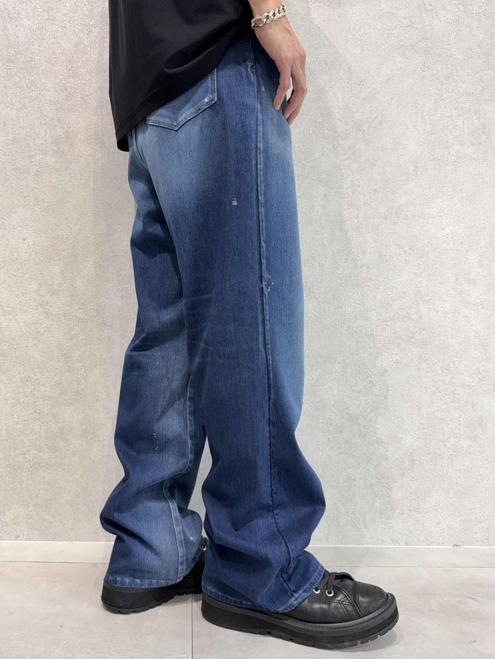 KING DENIM JERSEY / RC37-ST-005 / デニムジャージ バギーワイドパンツ / ダークインディゴ