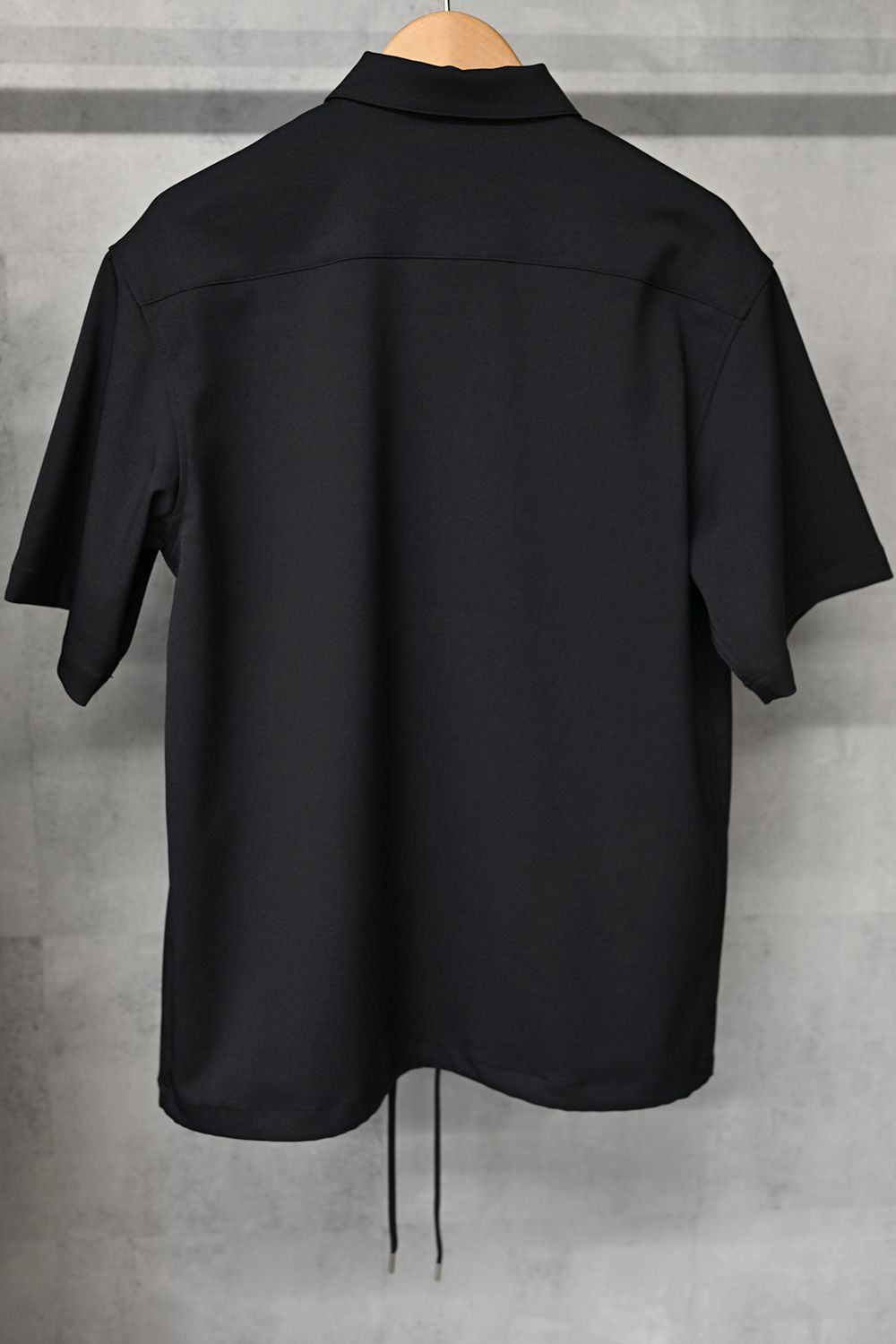 PULLOVER HALF SHIRT / RC33-SH-005 / ハーフジップシャツ / ブラック