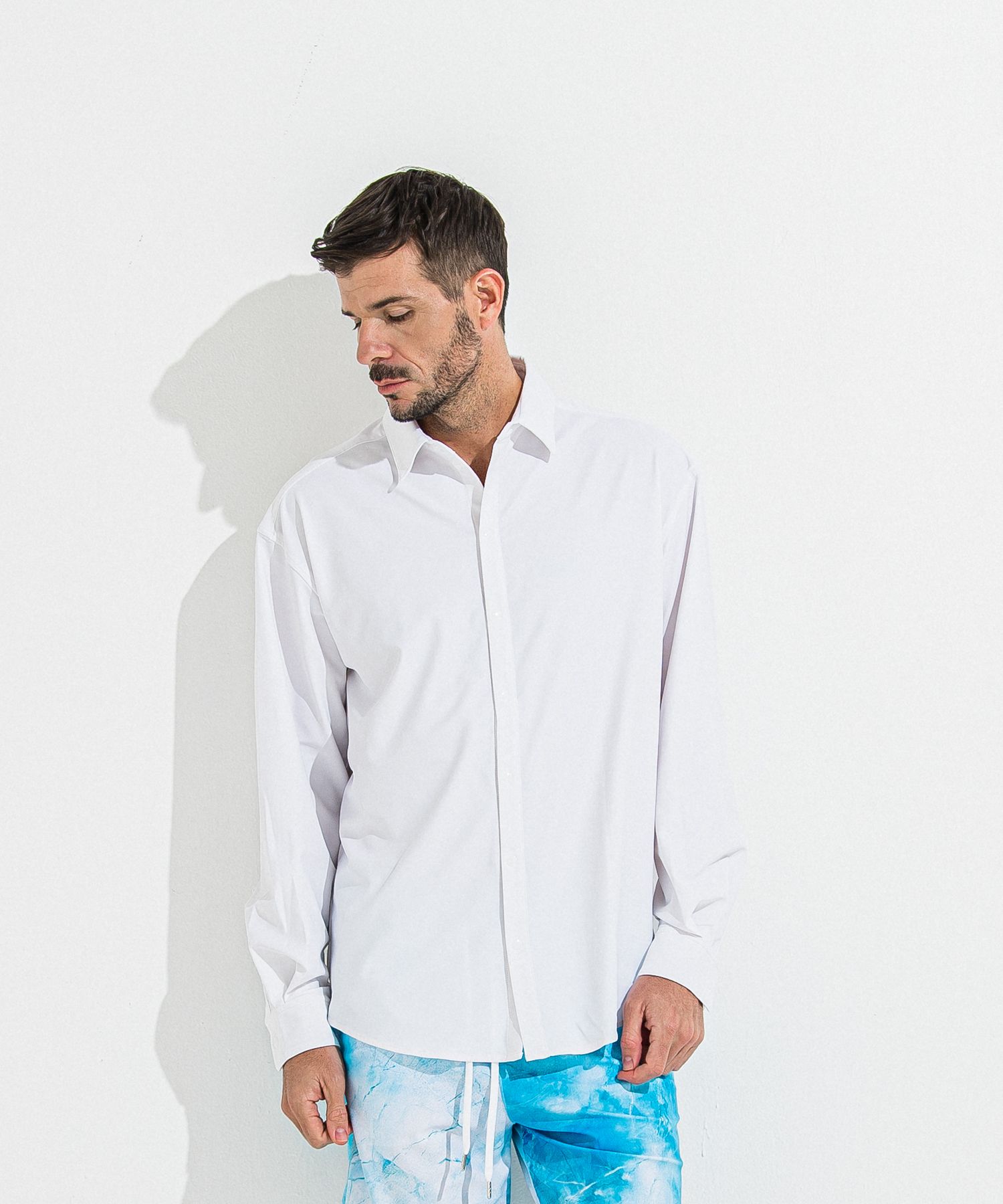 RUSH JACK SHIRTS / RC36-SH-001 / オーバーサイズラッシュガードシャツ / ホワイト
