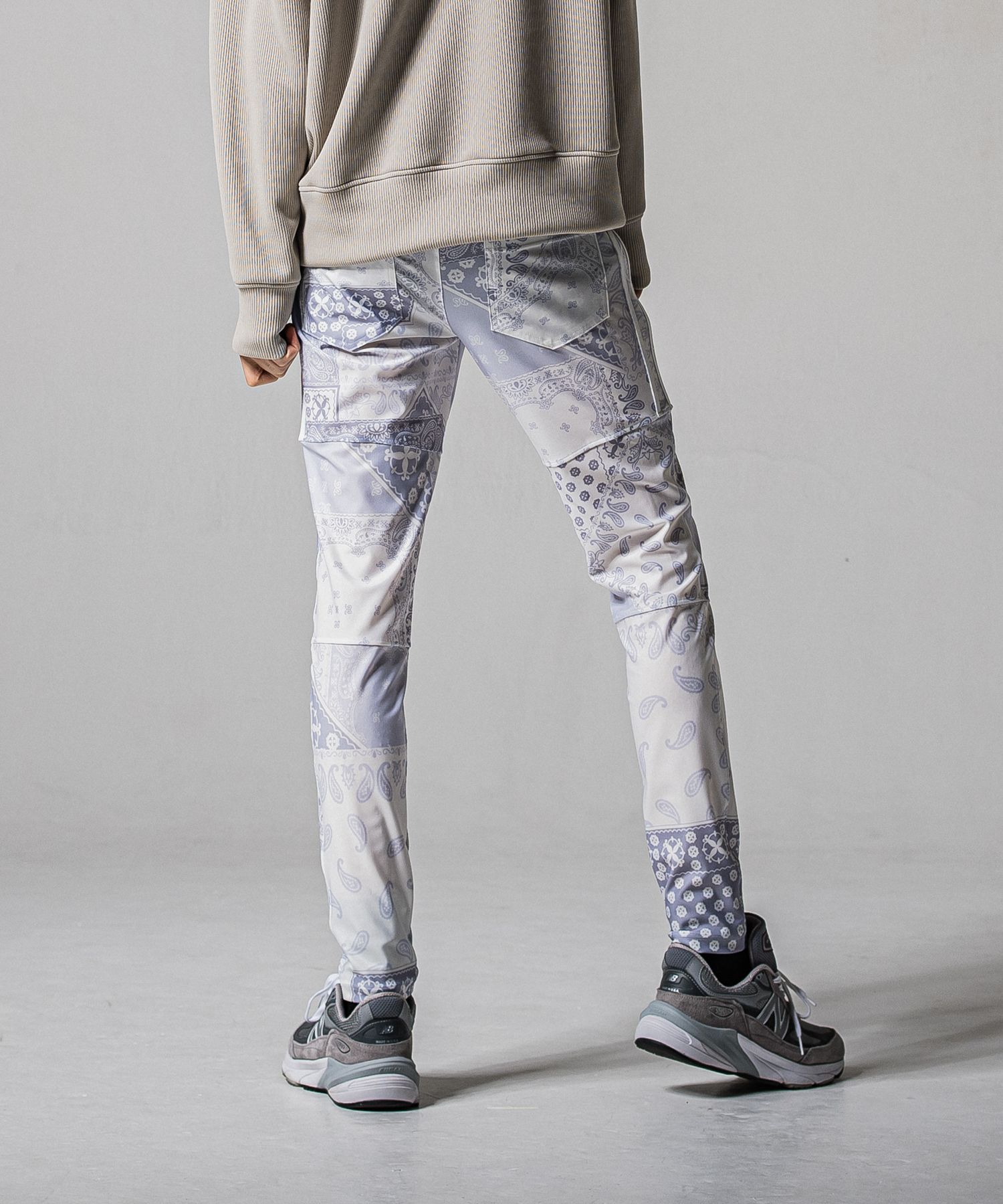 JOHNSON LINE NYLON PT / RC39-ST-009 / ジョンソンナイロンラインパンツ / バンダナグレー (3月上旬入荷予定)