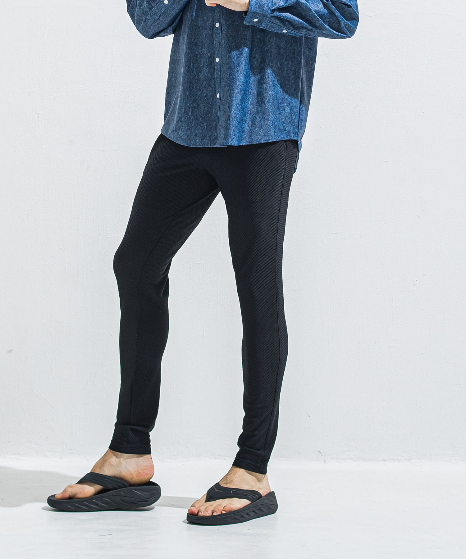 CHRIS EASY TUCK PANTS / RC40-ST-016T / イージータックパンツ / メッシュブラック (5月中旬入荷予定)