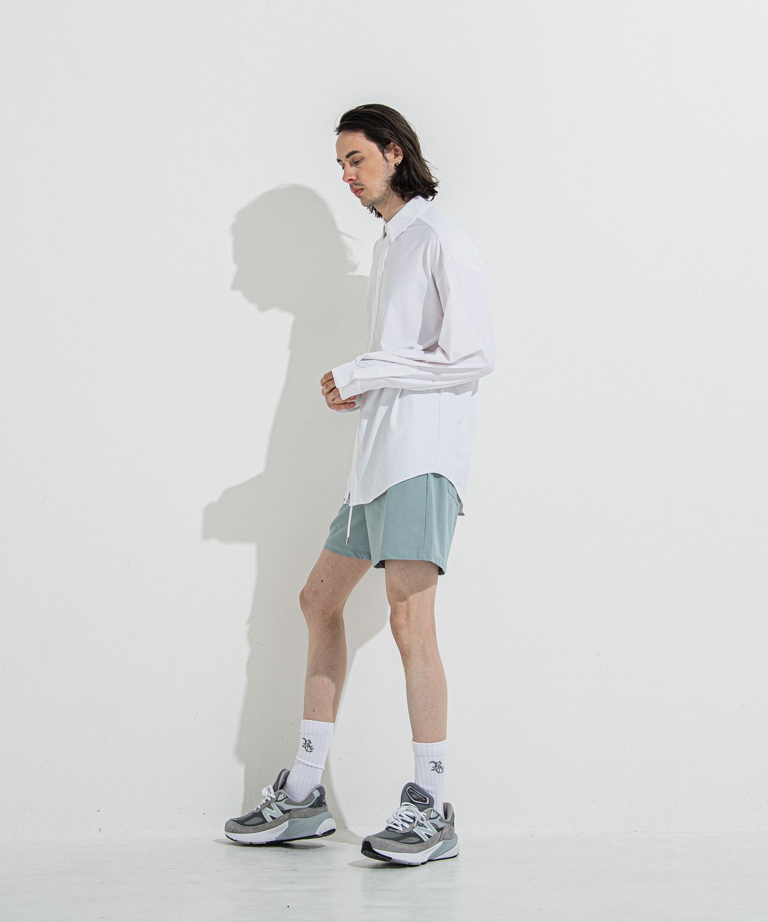 TV NYLON SHORTS / RC32-HP-004 / リラックスナイロンショーツ / アクア
