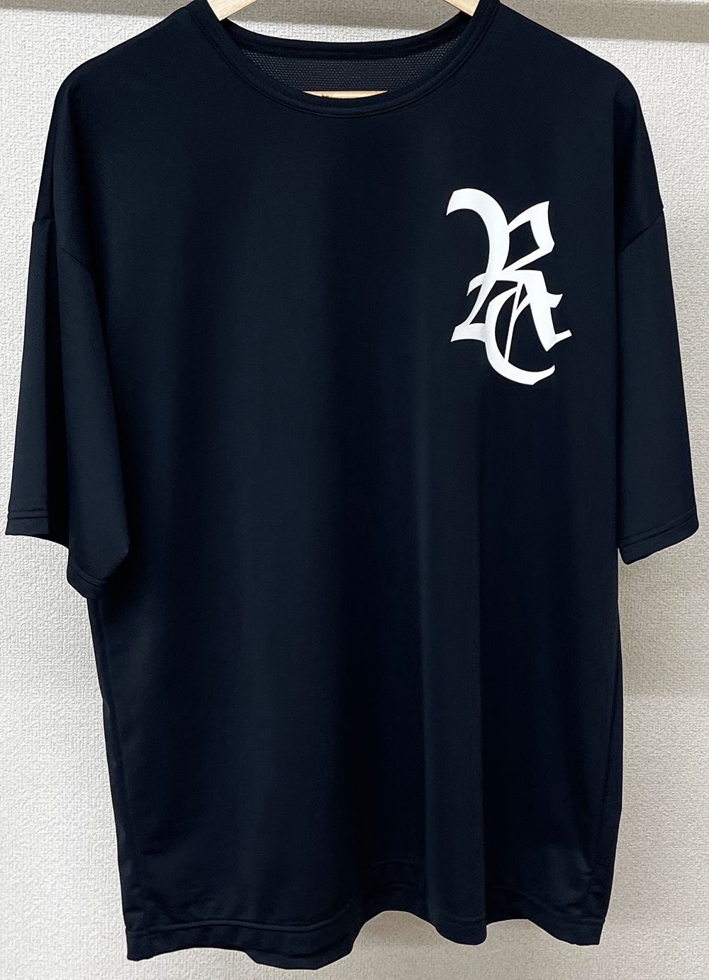 RC ROGO MESH LOOSE TEE / RC28-T-004 / メッシュビッグTシャツ / ブラック※