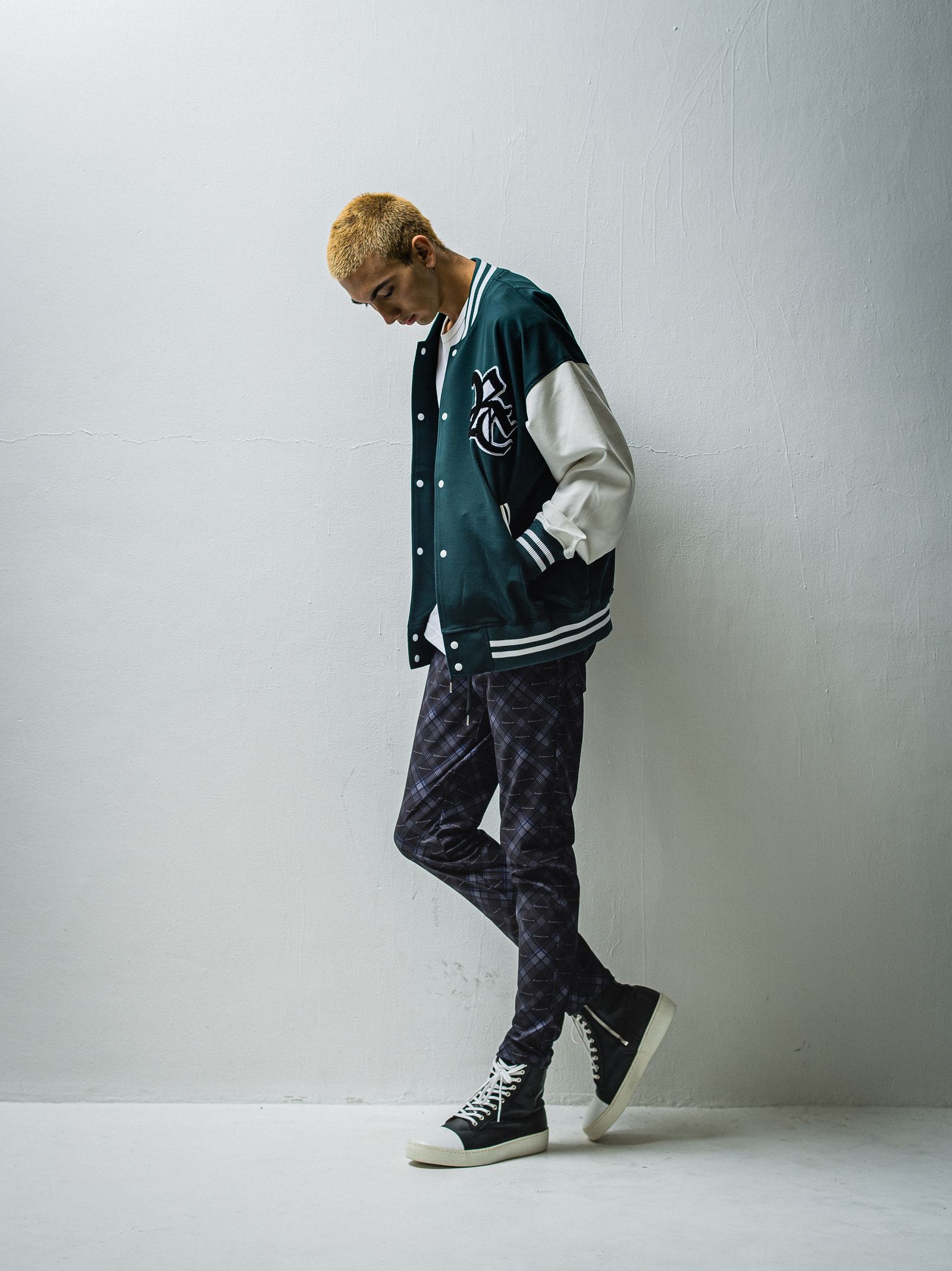 CHRIS EASY PANTS / RC27-ST-016 / チェックイージーパンツ / チェックブラック