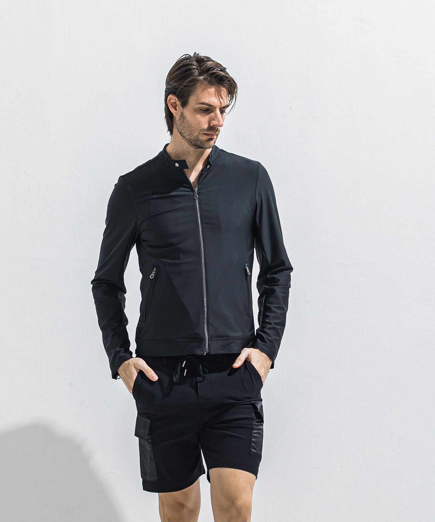 RUSH SB RIDERS / RC40-JK-001 / ラッシュガードシングルライダース / ブラック (5月下旬入荷予定)