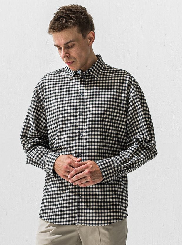 FLANNEL JACK SHIRTS / RC42-SH-001 / オーバーサイズフランネルチェックシャツ / ギンガム (1月上旬入荷予定)
