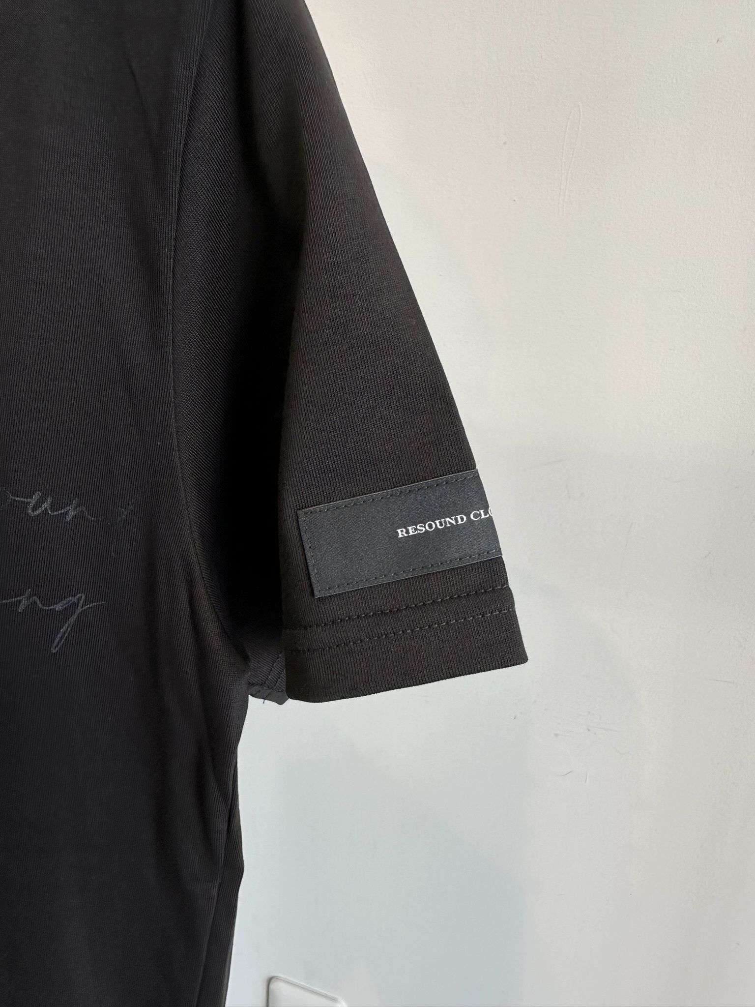 ICON BASIC TEE / RC32-T-001 / バックロゴTシャツ / ブラック×ブラック