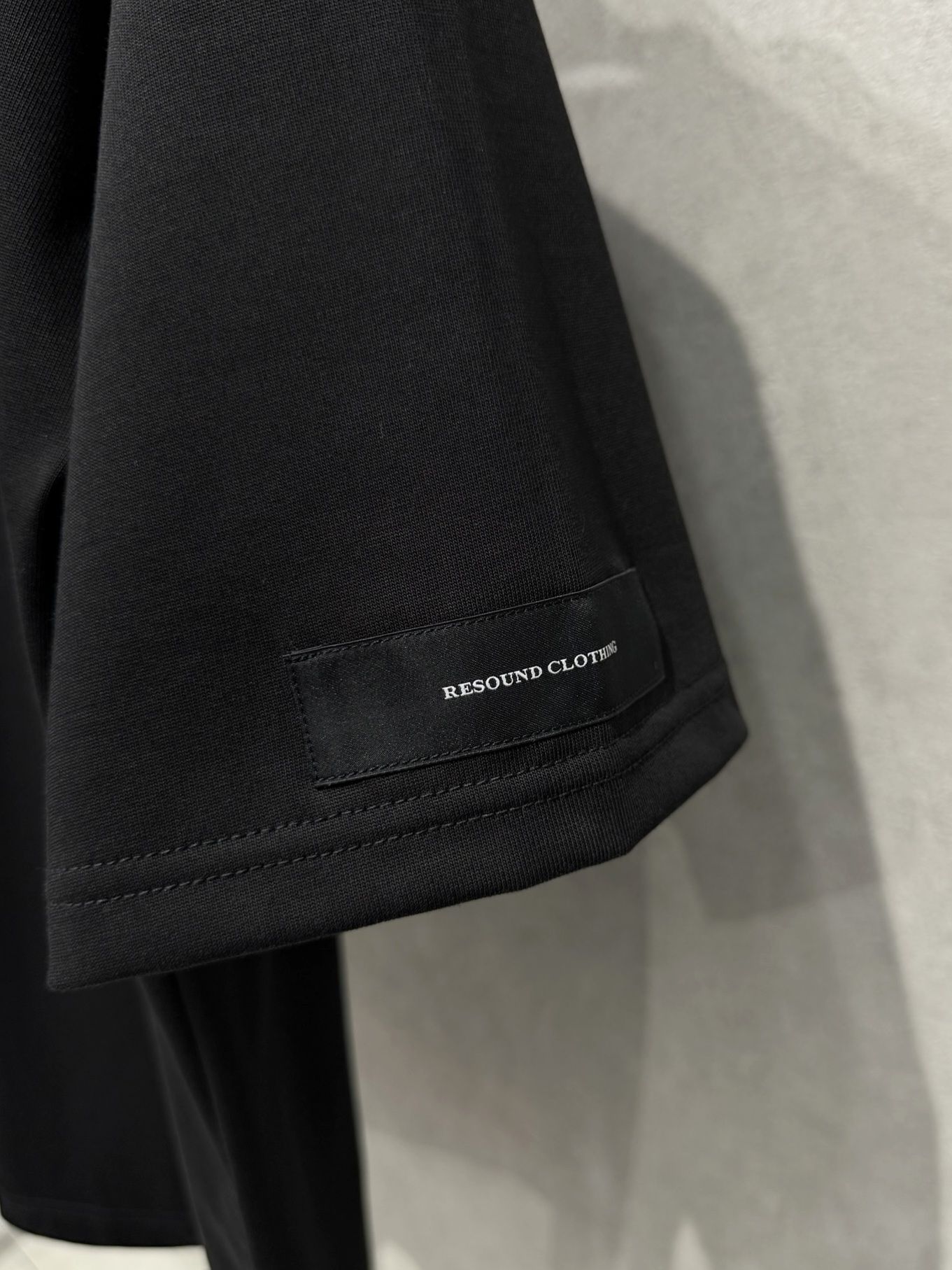 BOX OVER TEE / RC40-T-007 / ボックスロゴビッグTシャツ / ブラック