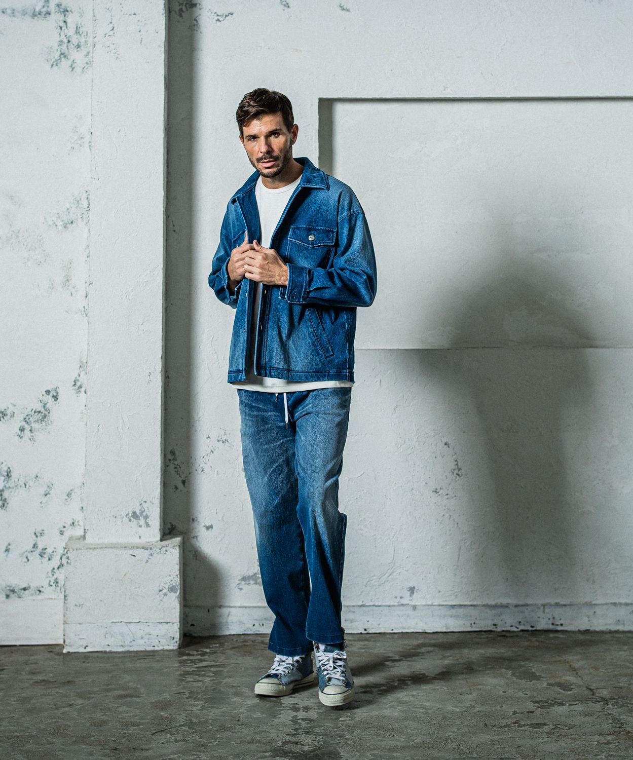 RESOUND CLOTHING - EX DENIM JERSEY WIDE PT / RC35-ST-016WTD