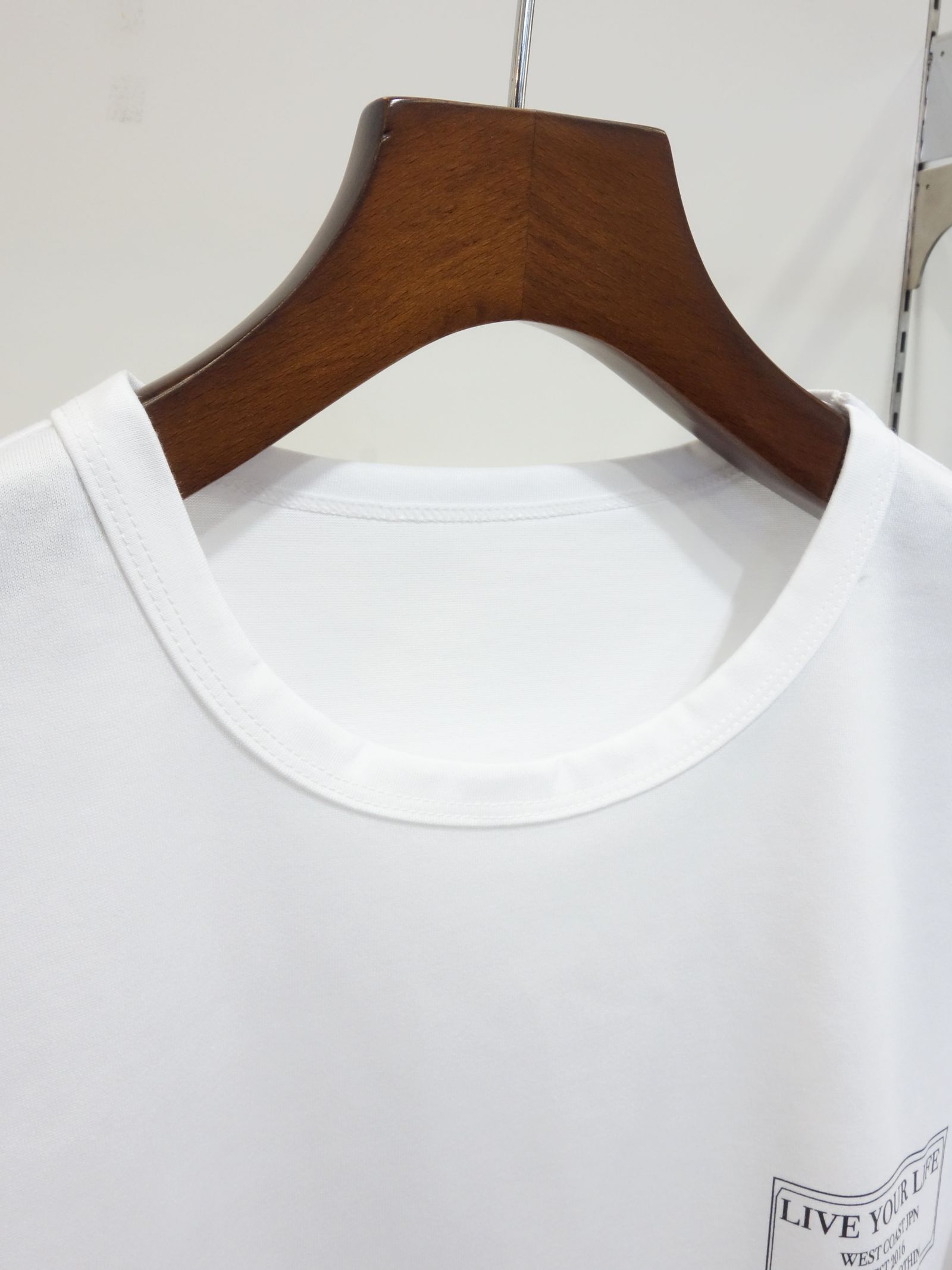 CREW ROLL UP JERSEY TEE / RC19-T-008 / プリントTシャツ ※