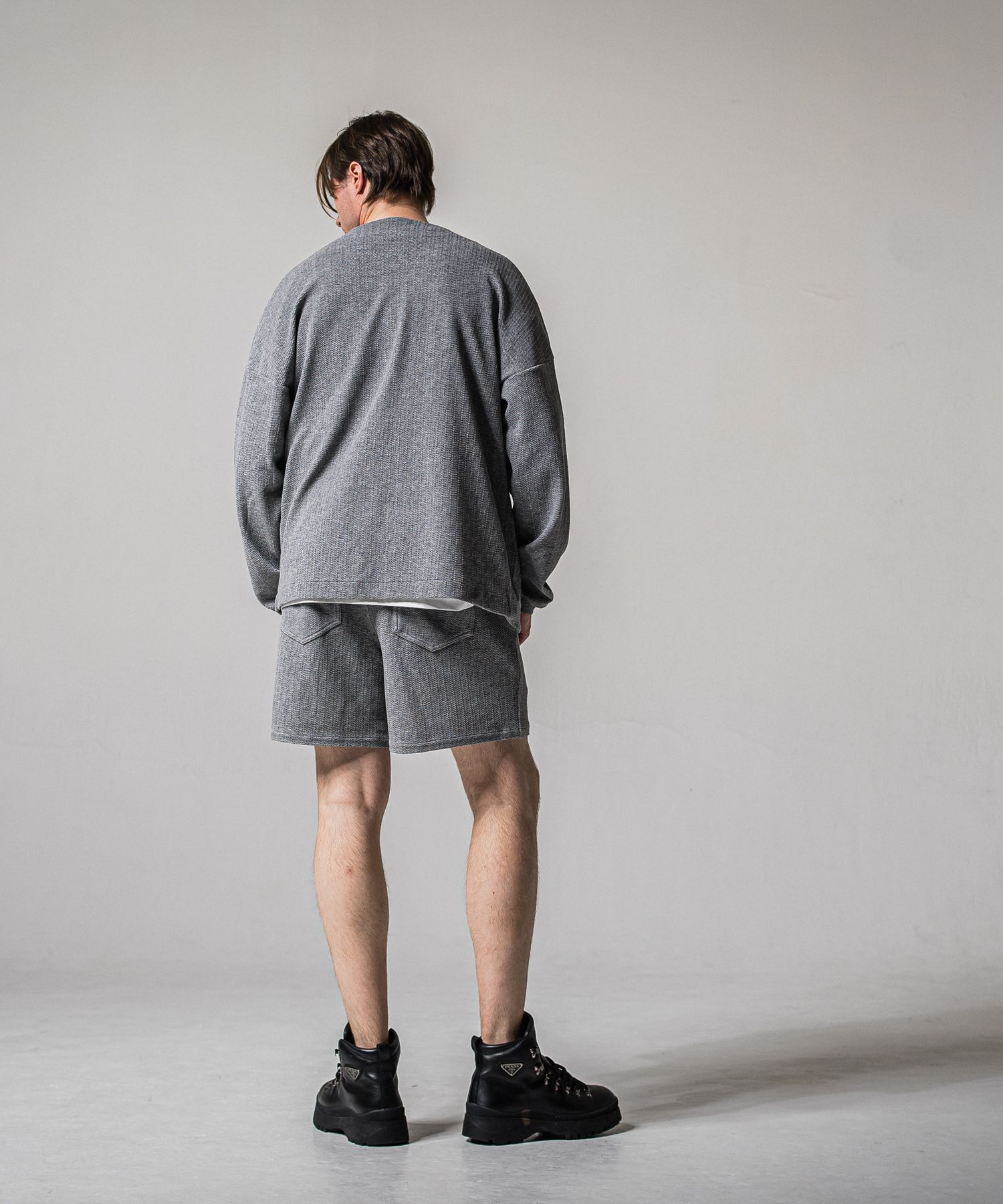 BLISTER KNIT C/D / RC39-C-005 / ブリスターニットカーディガン / グレー (1月下旬入荷予定)