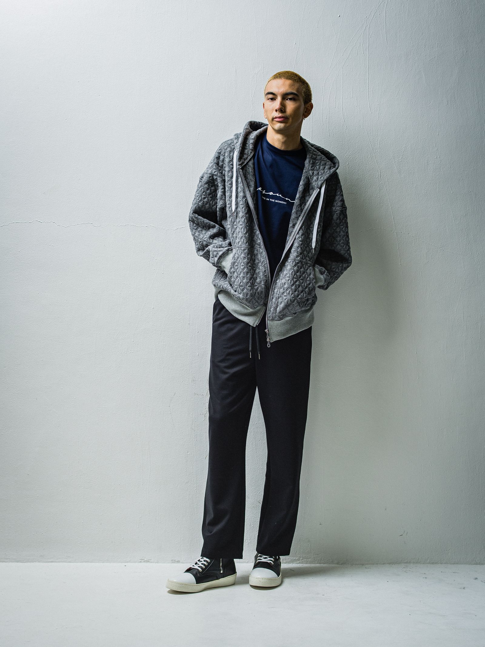 CHRIS EASY WIDE PANTS / RC27-ST-016W / ワイドパンツ / ブラック