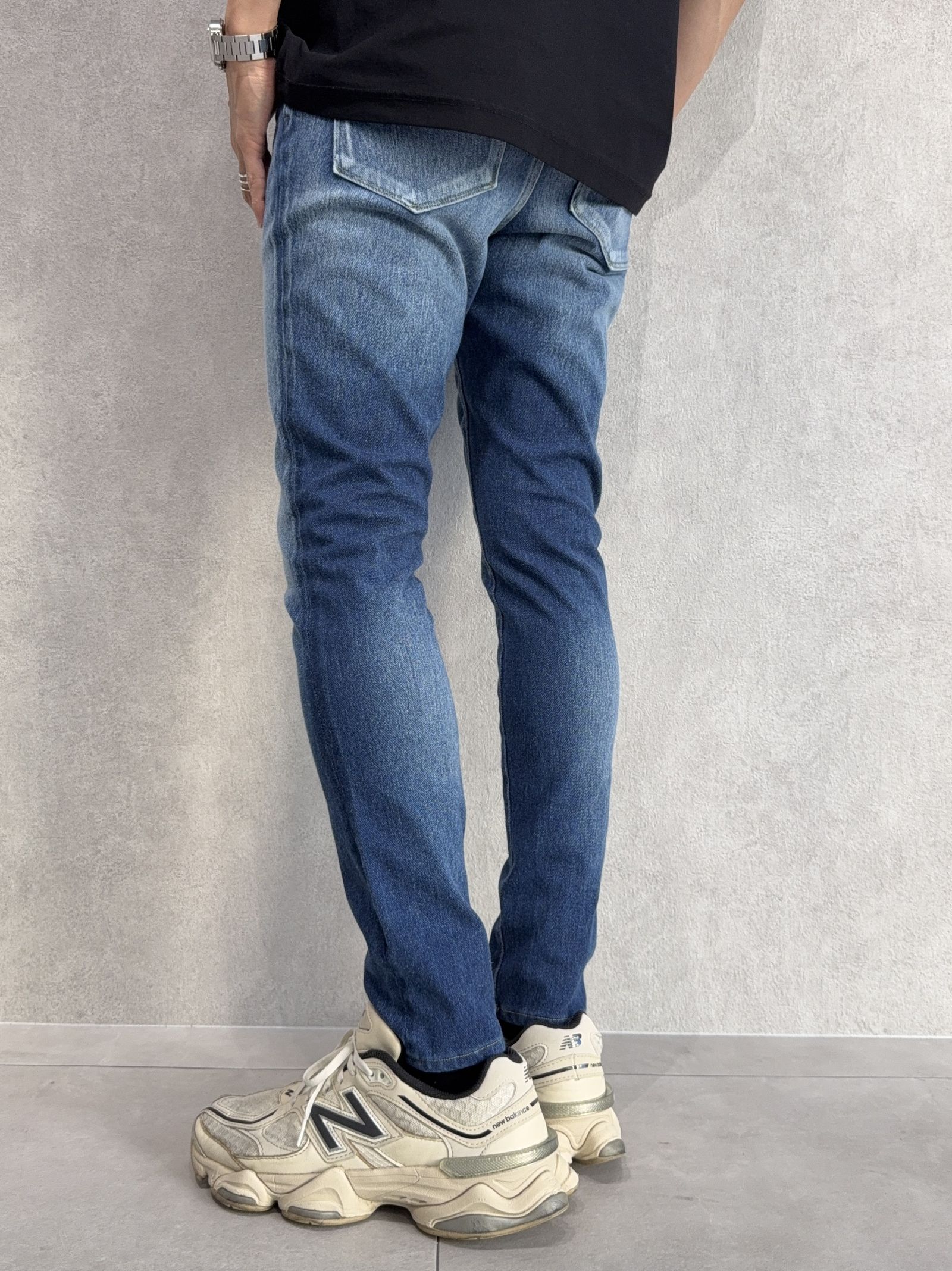 MICK DENIM JERSEY / RC37-ST-020 / デニムジャージテーパードパンツ / ダークインディゴ