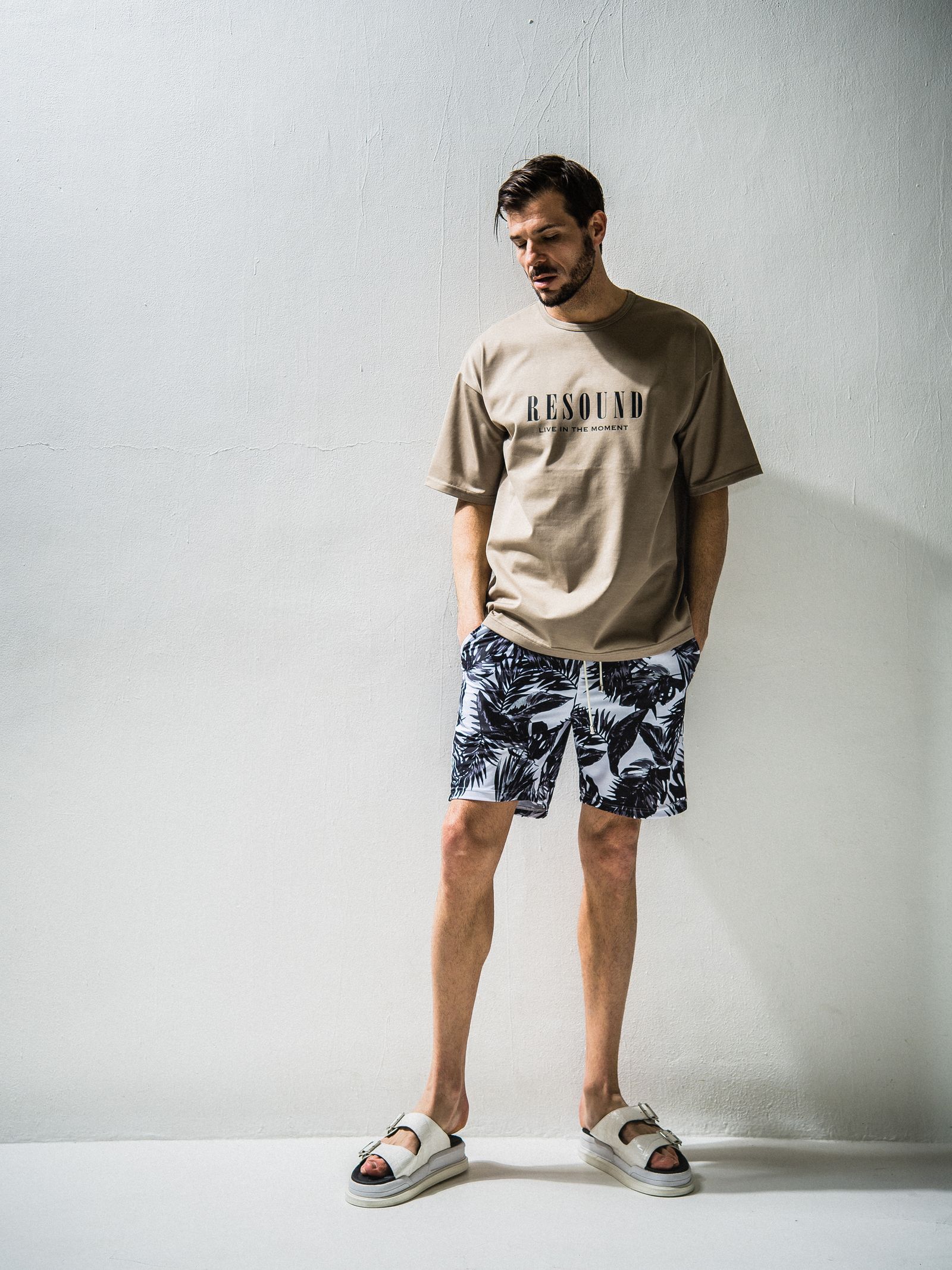 LEAF RUSH SHORTS / RC24-HP-003 / ラッシュガードハーフパンツ ※