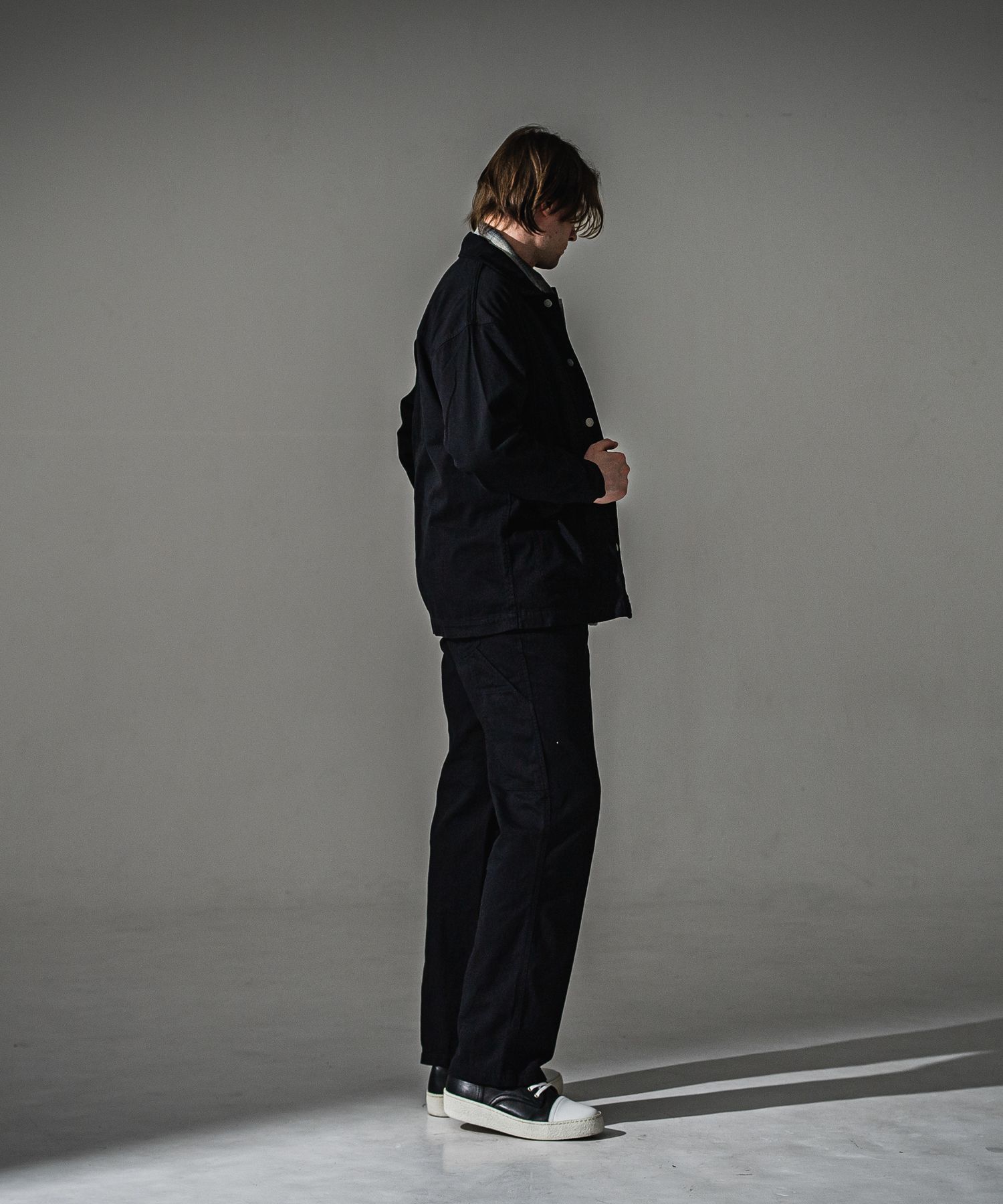 FLANNEL CHECK JK / RC41-JK-006 / フランネルチェックCPOジャケット / ブラック (8月下旬入荷予定)