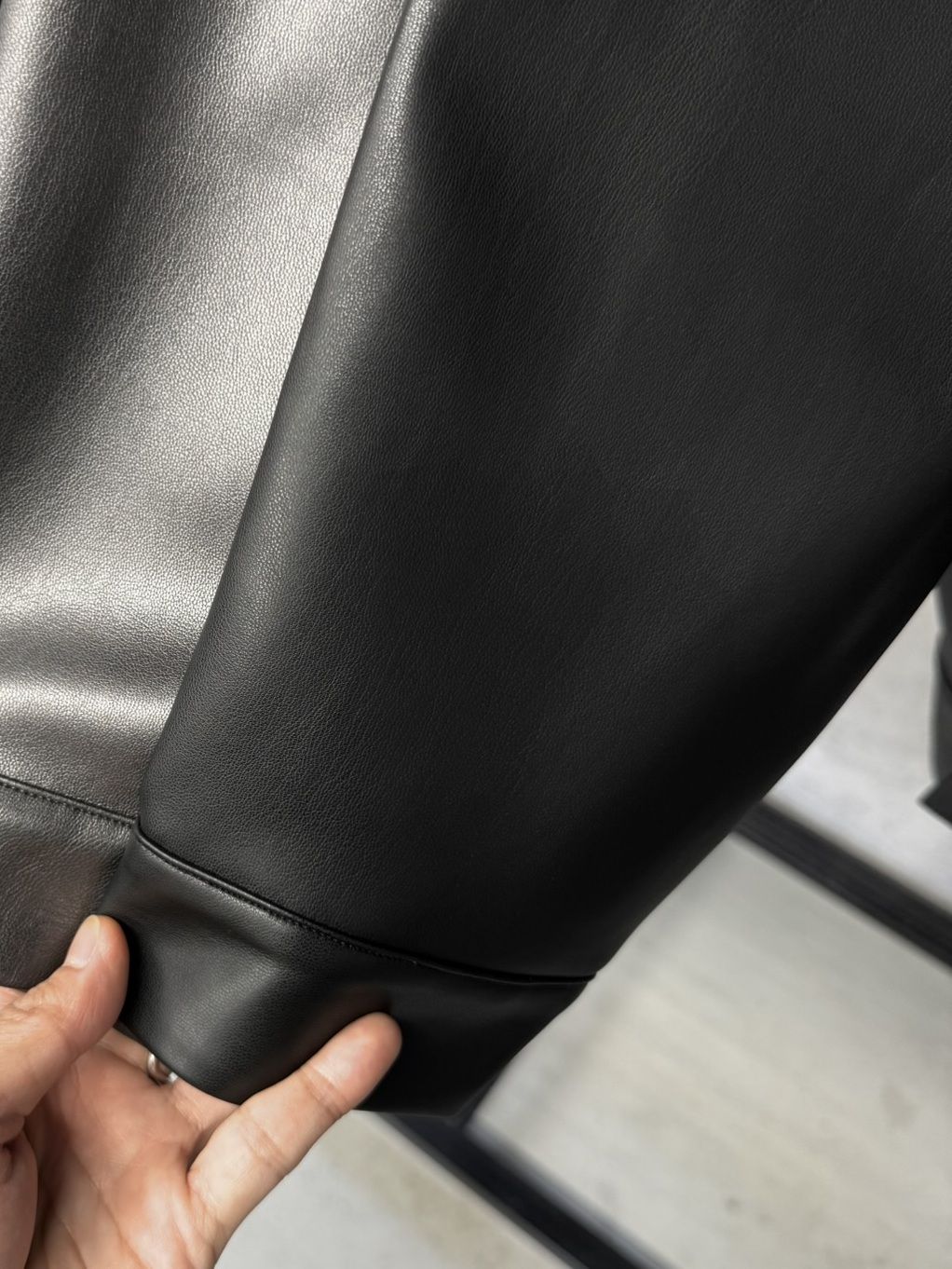 LEATHER SP JK / RC41-JK-005 / エコレザーシングルライダース / ブラック (9月下旬入荷予定)