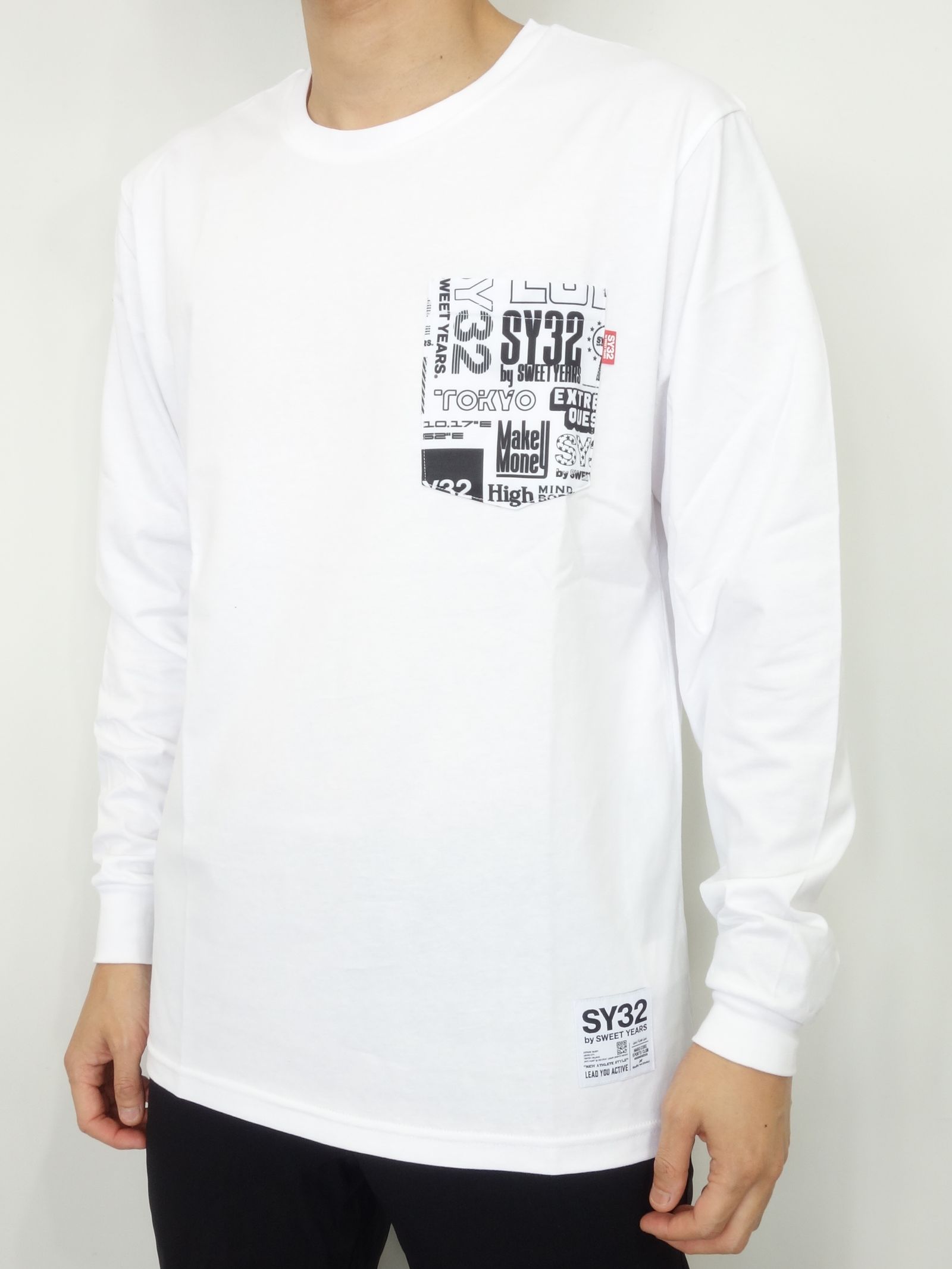 SY32 by SWEET YEARS - GRAPHIC POKET L/S TEE / 11544 / ロング 