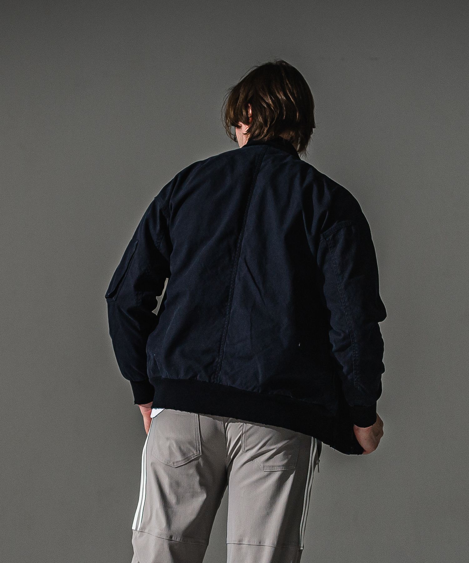 DAVID JACKET / RC41-JK-003 / ミリタリーライトMA-1 / ヴィンテージブラック (8月下旬入荷予定)