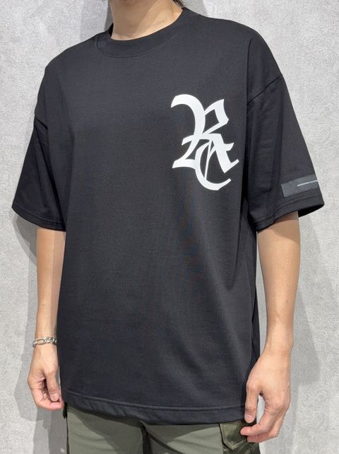 RC OVER TEE / RC36-T-006 / RCロゴビッグTシャツ / ブラック×ホワイト