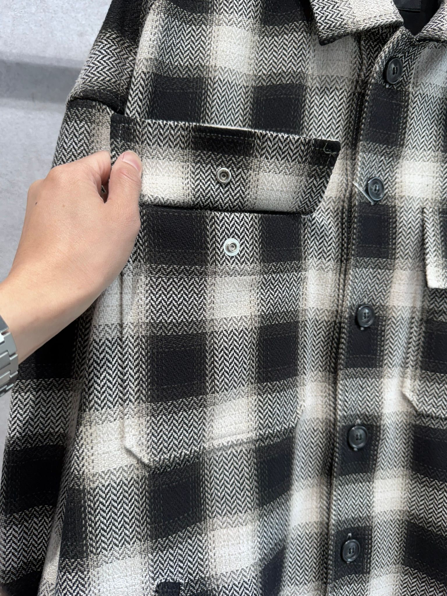 CPO SHIRTS JK / RC37-JK-004 / CPOチェックシャツジャケット / ブラックチェック