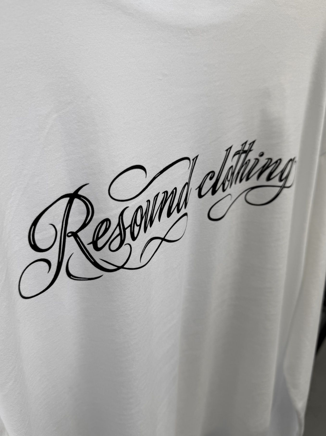 PIN ST RC OVER LONGSLEEVE TEE / RC41-T-003 / オーバーサイズ長袖バックロゴTシャツ / ホワイト (7月中旬入荷予定)