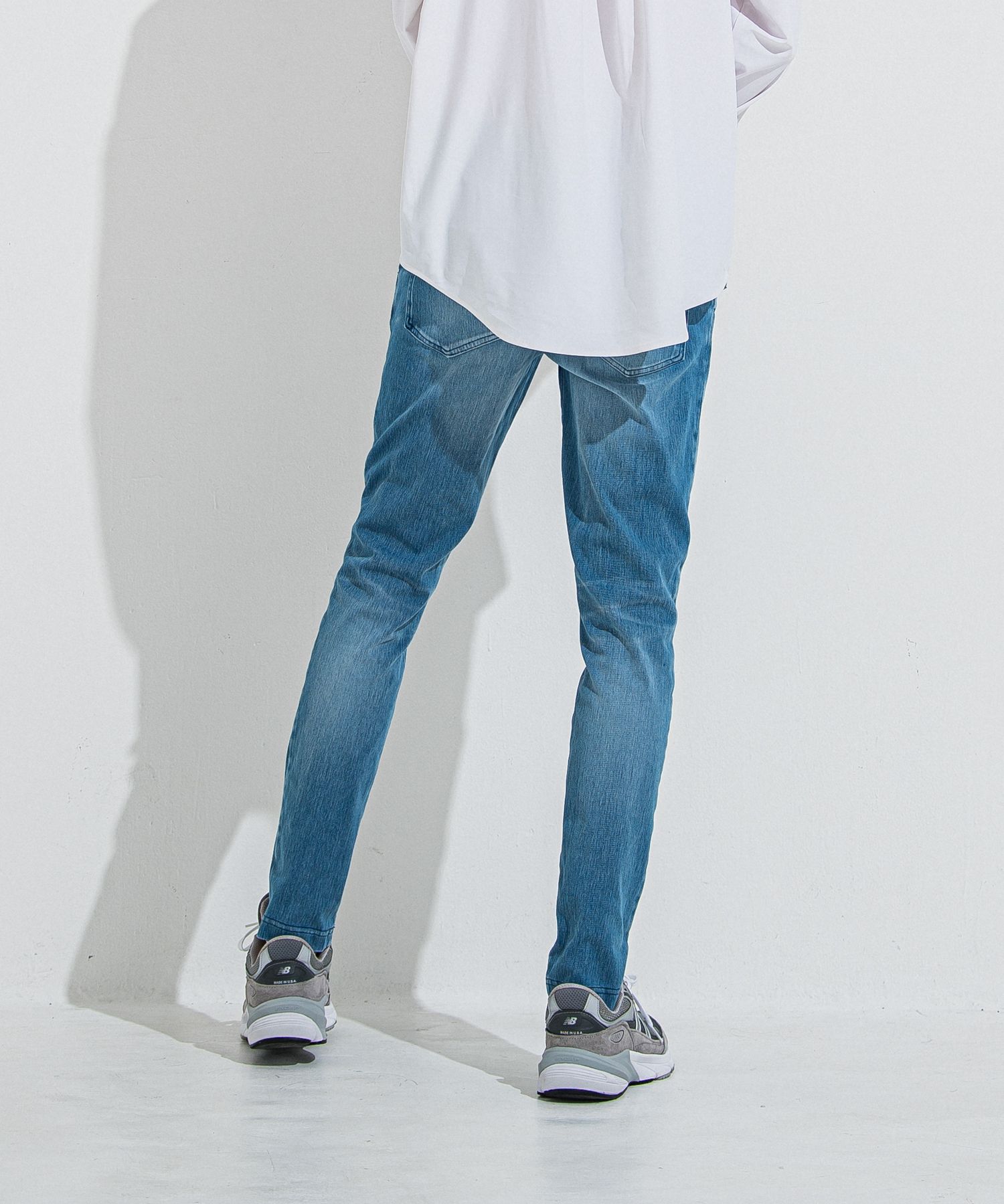 DENIM JERSEY CHRIS EASY TUCK PT / RC36-ST-016TD / ライトオンスデニムジャージイージータックパンツ / ライトインディゴ
