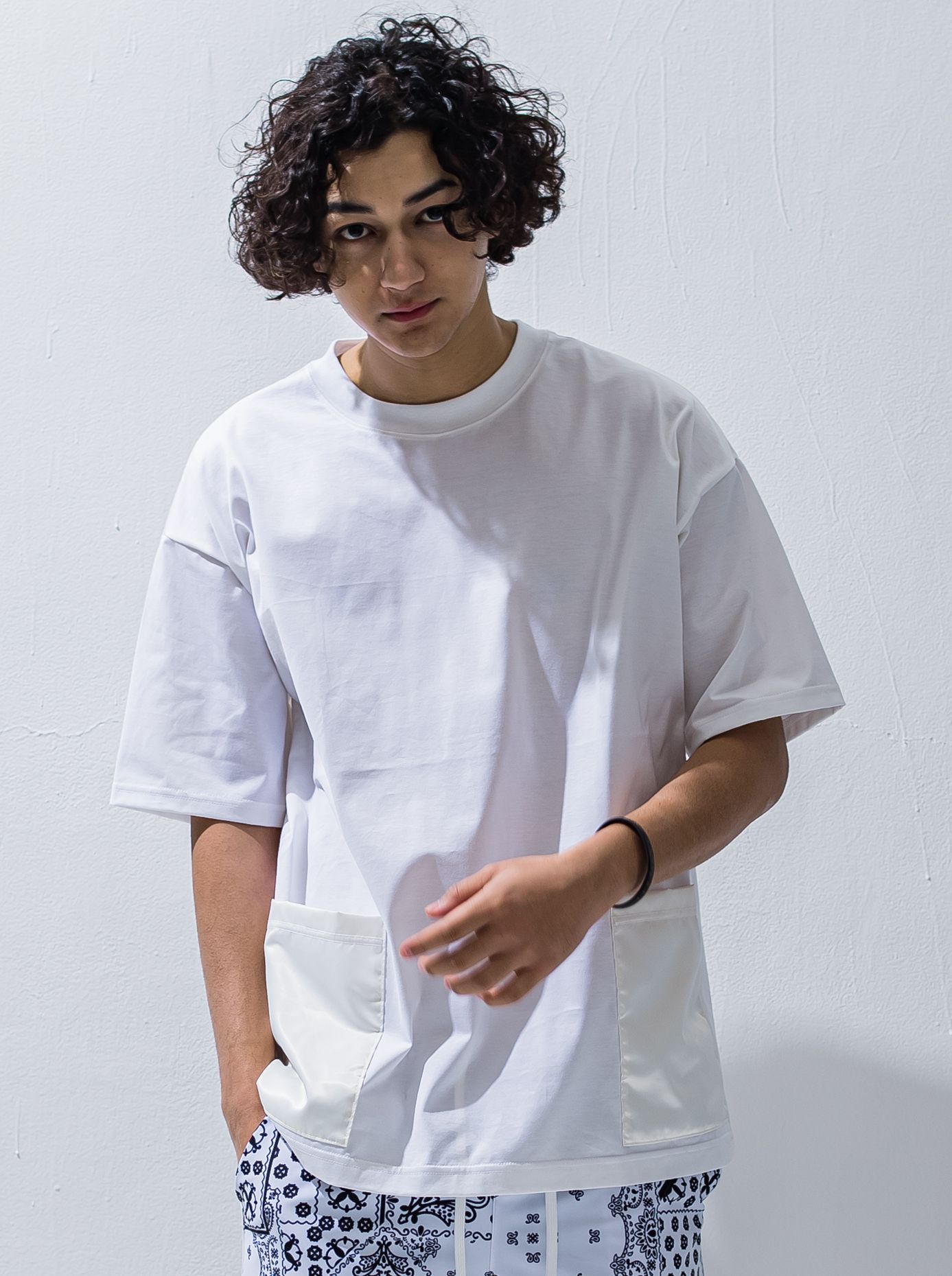RESOUND CLOTHING - SIDE POCKET OVER TEE / RC28-T-005