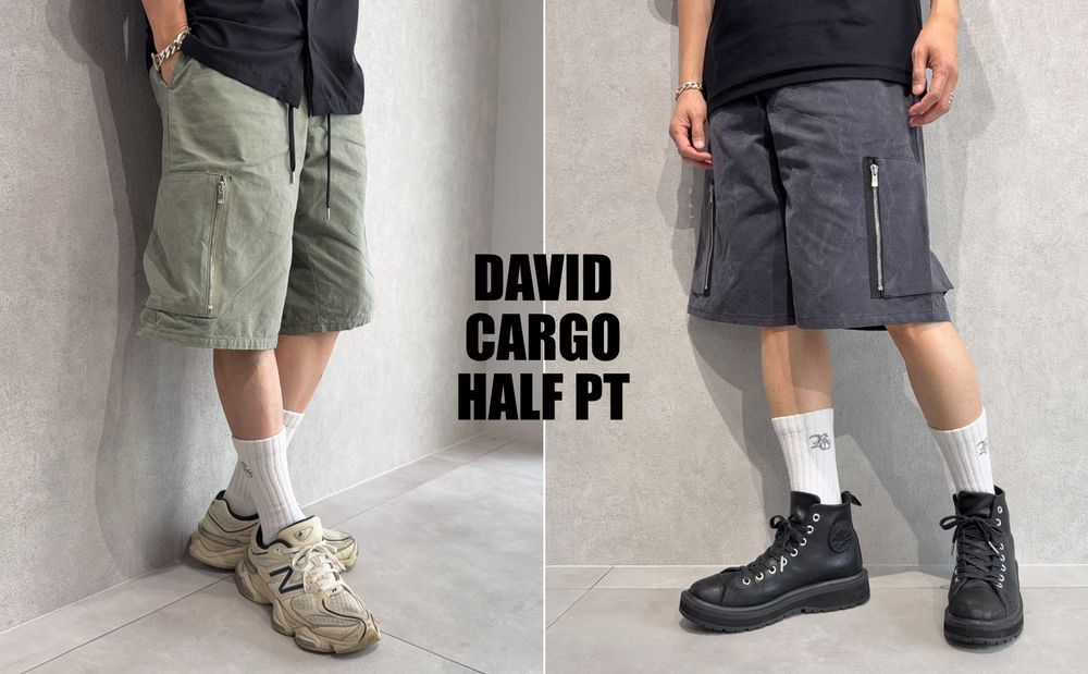 着用頻度が高すぎて、改めてお勧めしたい【DAVID CARGO HALF PT】