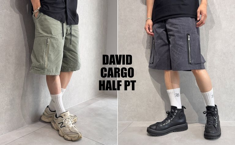 着用頻度が高すぎて、改めてお勧めしたい【DAVID CARGO HALF PT】
