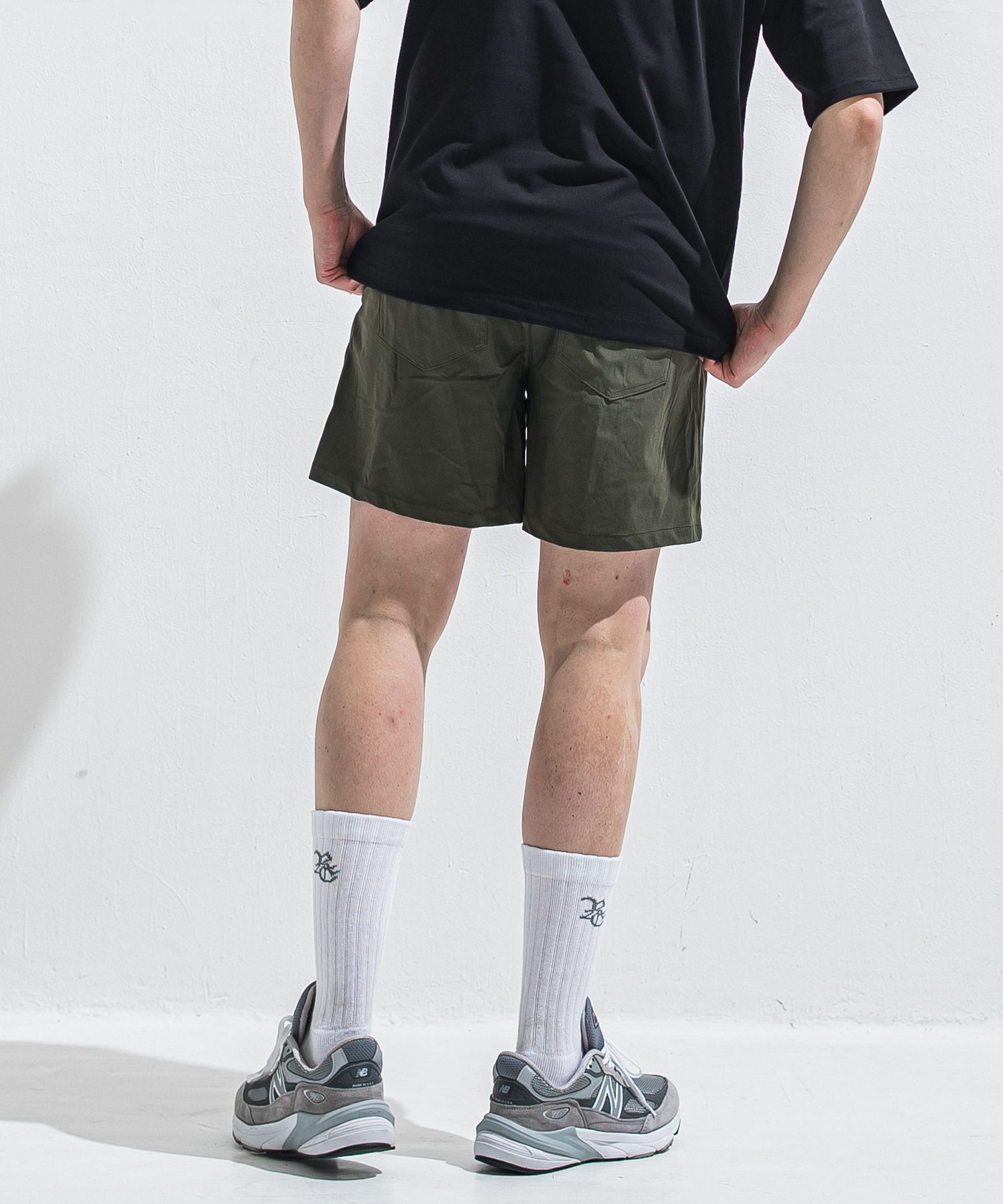 TV NYLON SHORTS / RC40-HP-004 / リラックスナイロンショーツ / カーキ (6月上旬入荷予定)
