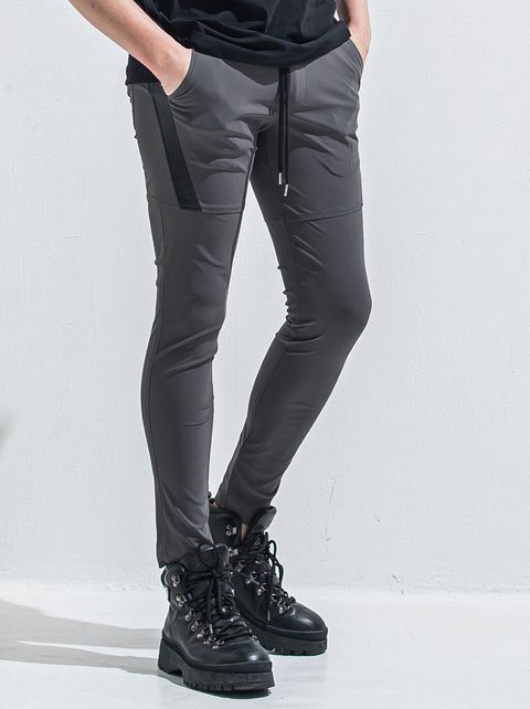TYLER NYLON PANTS / RC40-ST-026 / レザーラインナイロンパンツ / チャコール (5月中旬入荷予定)