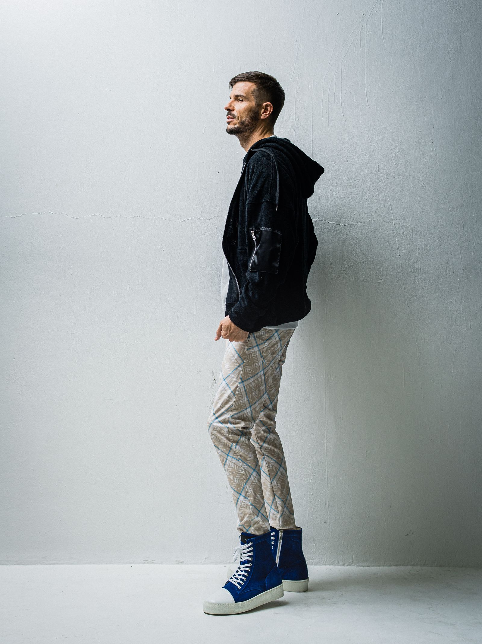 CHRIS EASY PANTS / RC27-ST-016 / チェックイージーパンツ / チェックベージュ