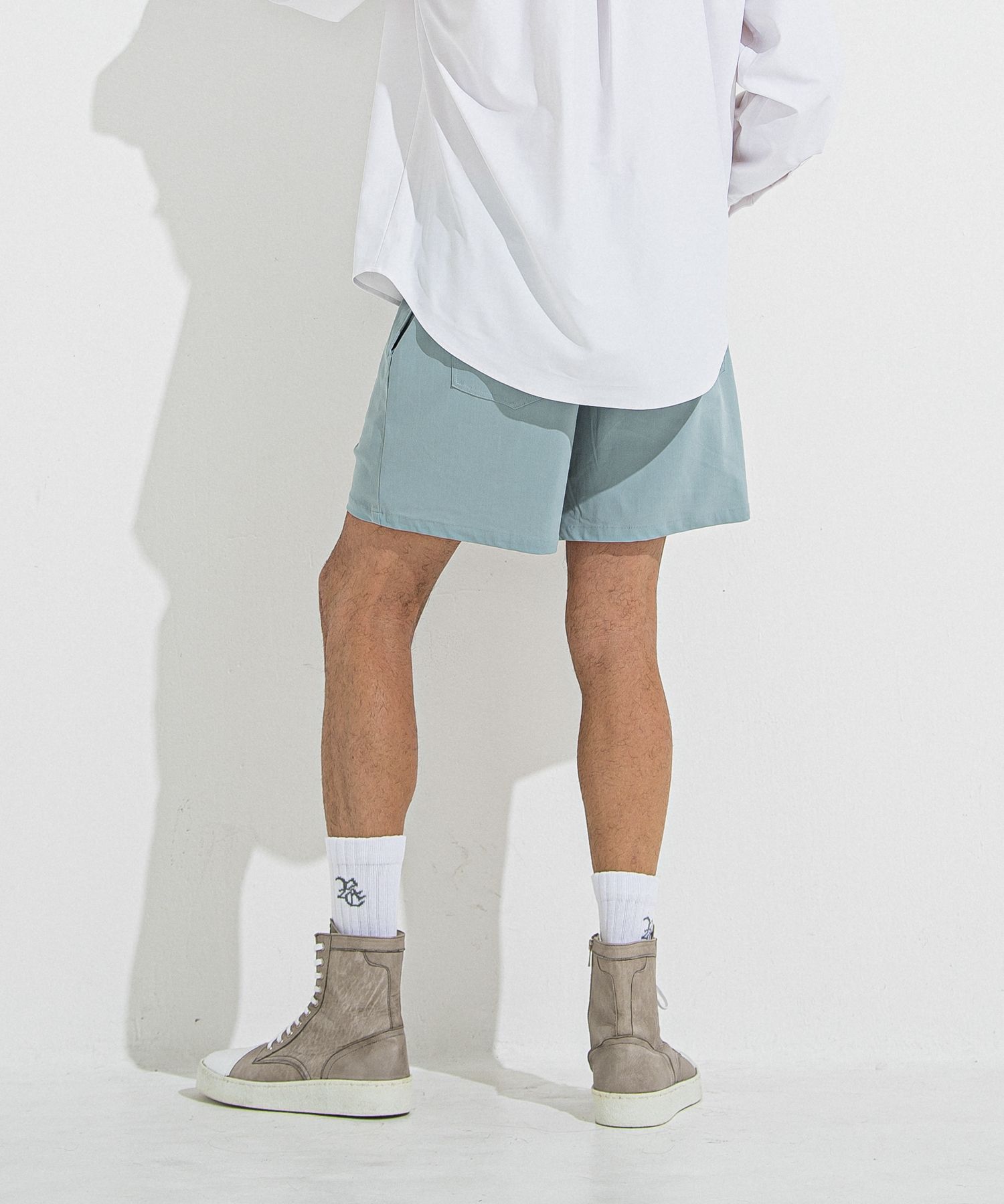 TV NYLON SHORTS / RC32-HP-004 / リラックスナイロンショーツ / アクア