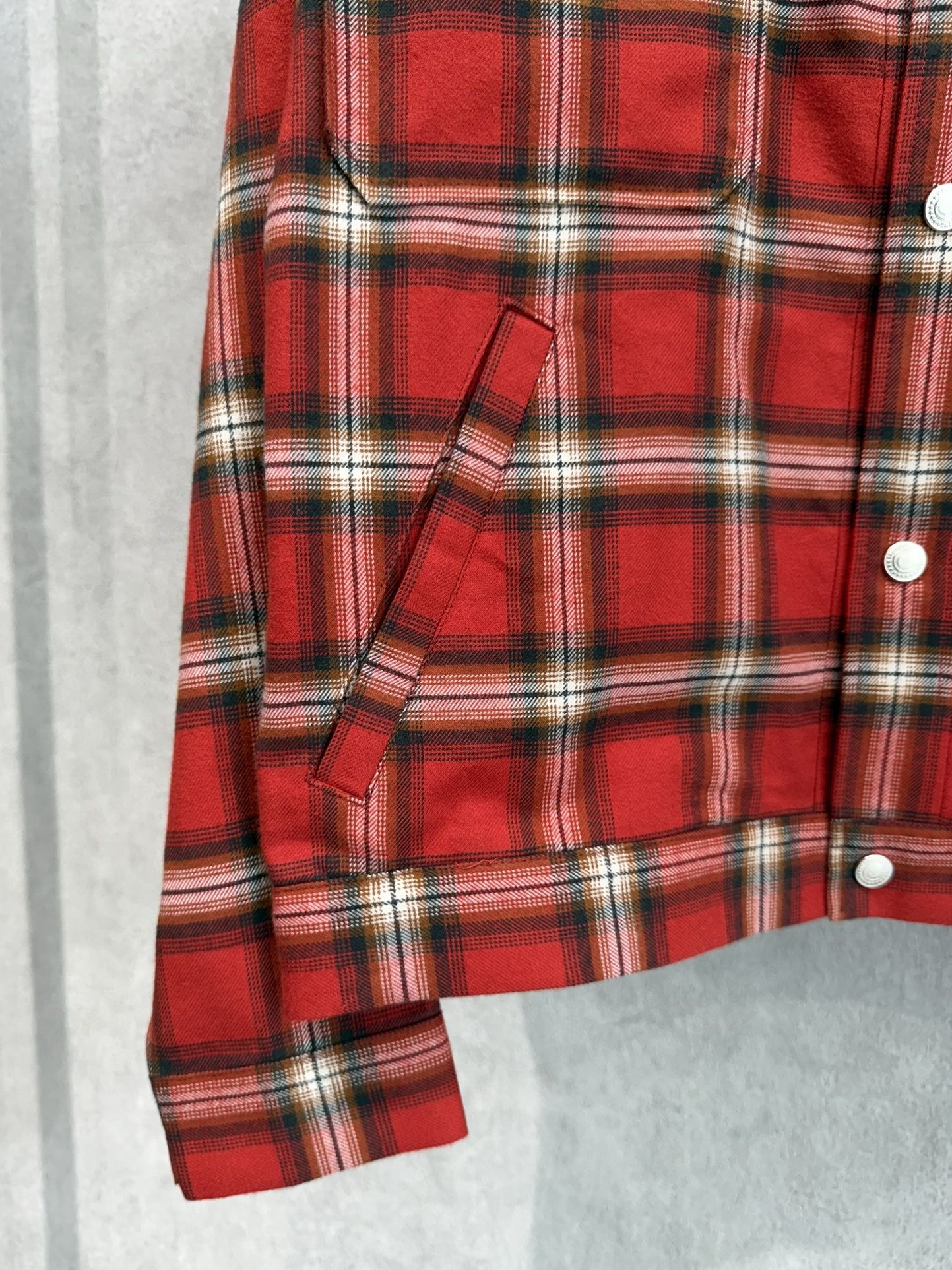 CHECK SHIRT JACKET / RC41-SH-003 / チェックシャツジャケット / レッド