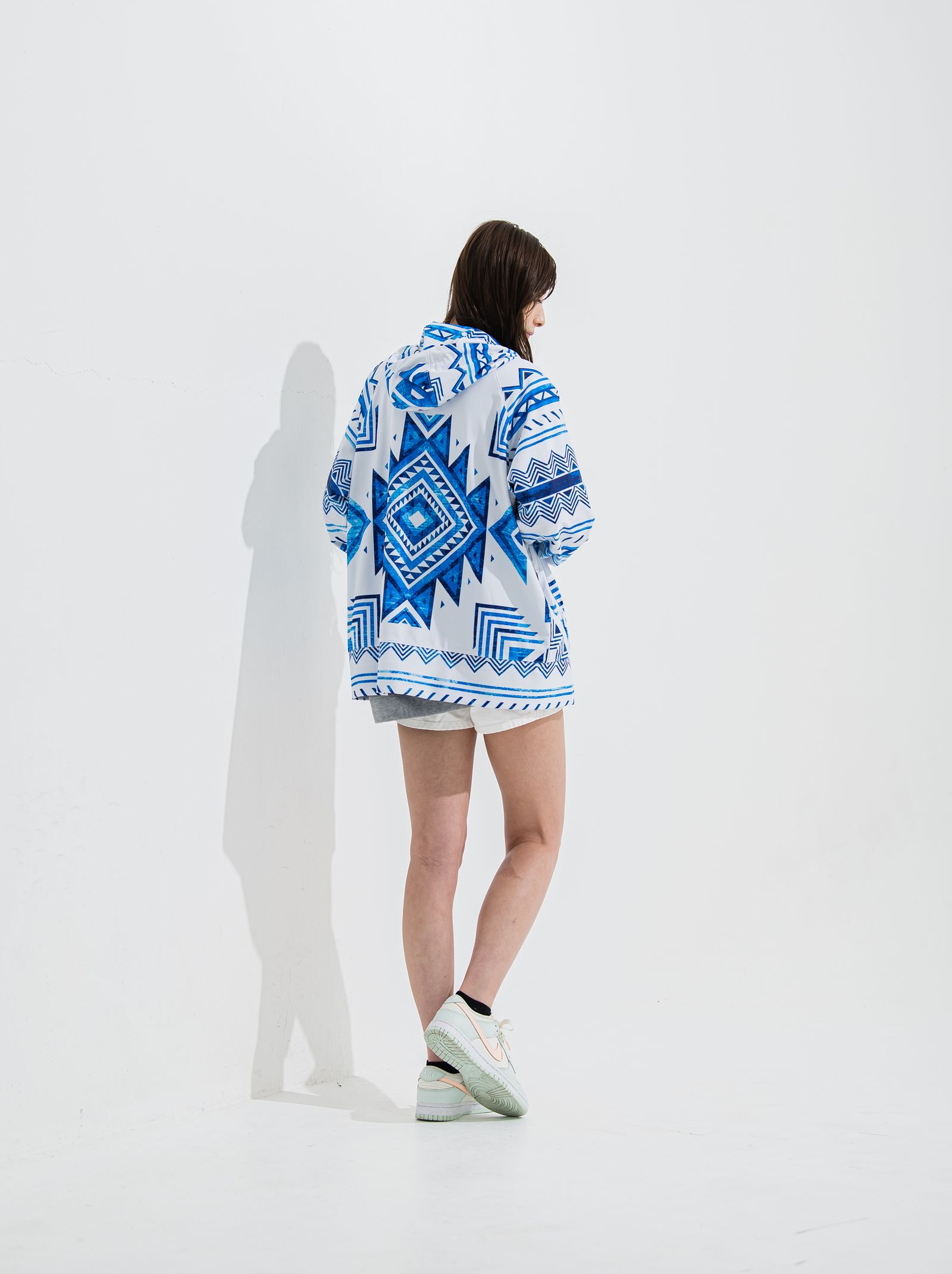 RUSH ZIP HOODIE / OR2-C-002 / ラッシュガードジップパーカー / ネイティヴブルー (6月中旬入荷予定)