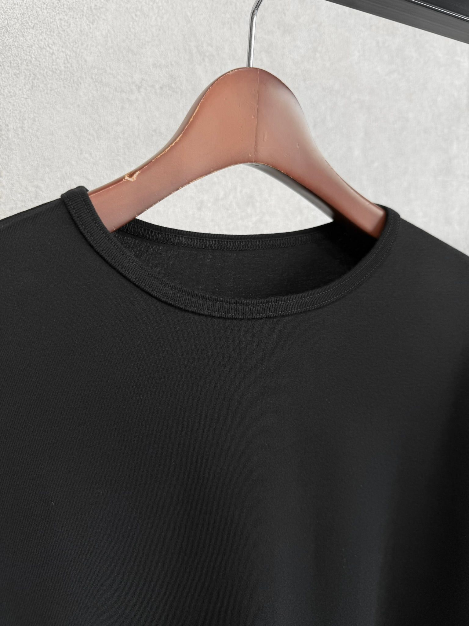 UK OVER LONGSLEEVE TEE / RC41-T-002 / オーバーサイズ長袖ロゴプリントTシャツ / ブラック