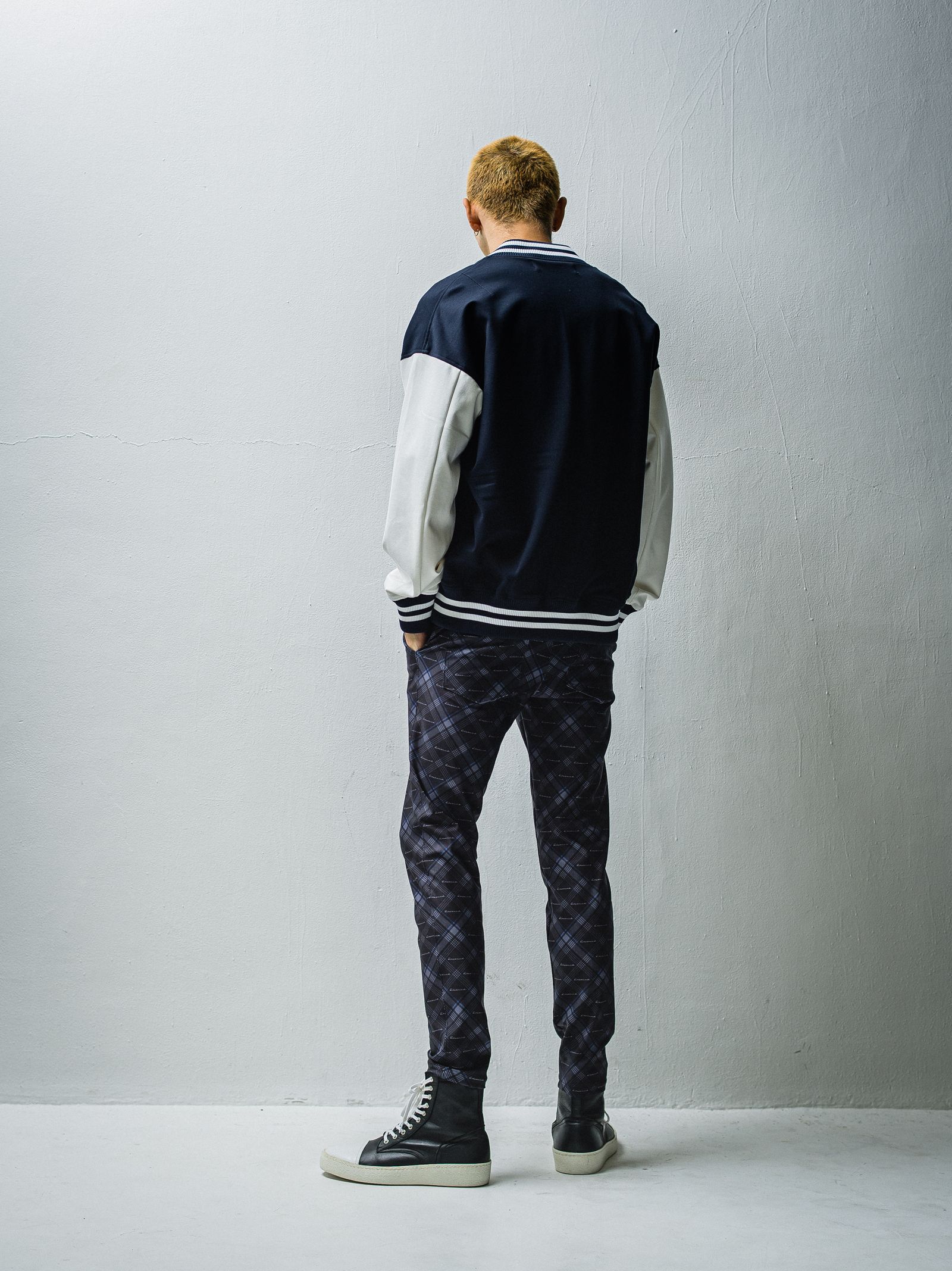 CHRIS EASY PANTS / RC27-ST-016 / チェックイージーパンツ / チェックブラック