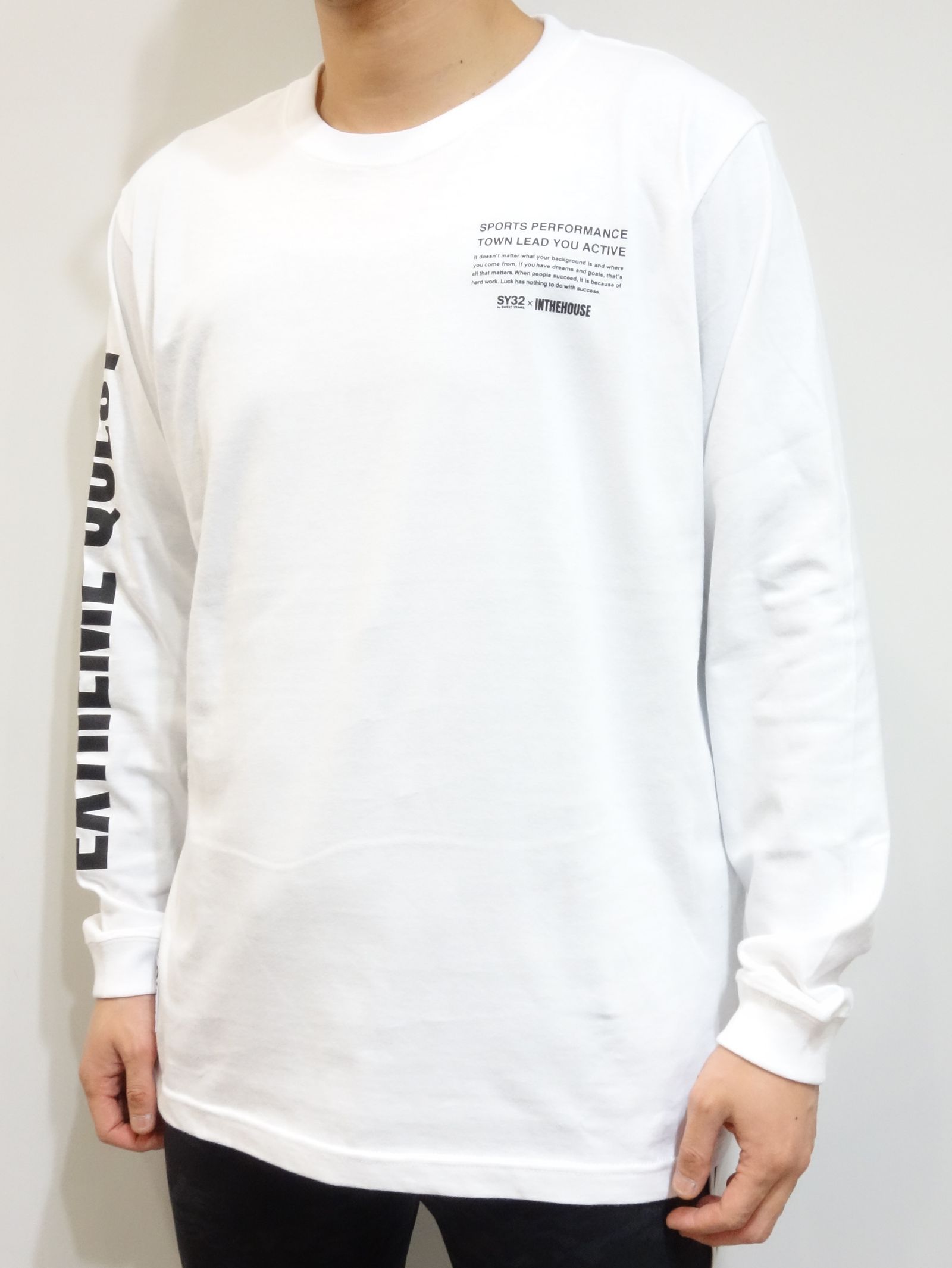 【SY32×IN THE HOUSE】 W-NAME L/S TEE / ITH11053 / ロングスリーブTシャツ