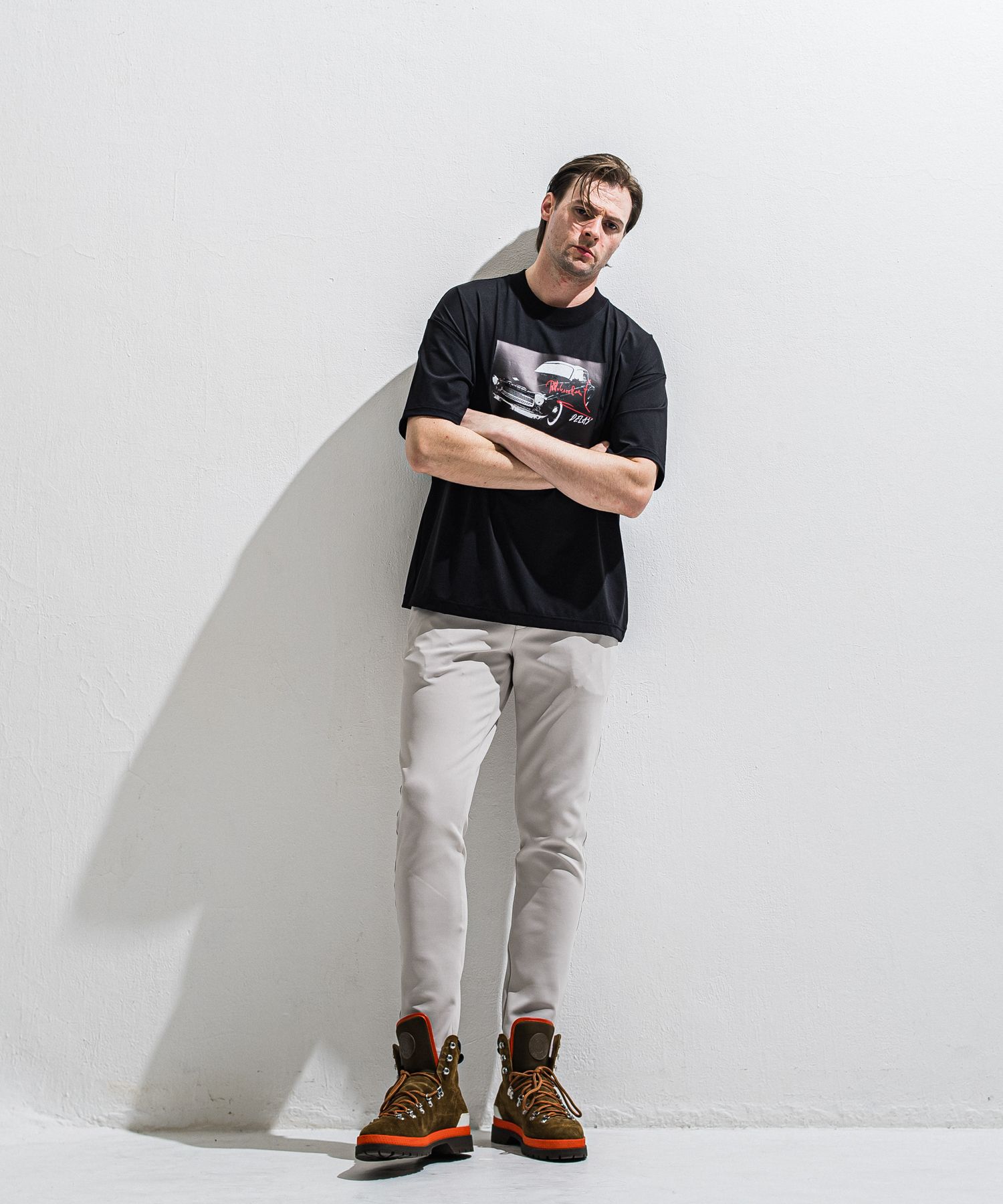 GAVIRIA DB EASY PANTS / DP1-ST-002 / ダンボールジャージイージーパンツ / グレージュ (3月中旬入荷予定)