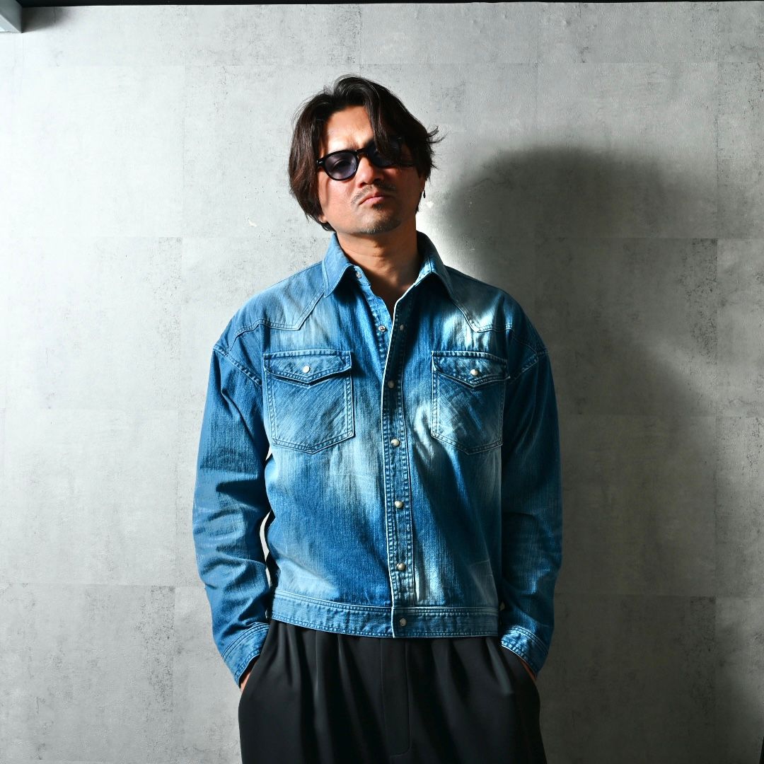 WESTAN JK / DP1-JK-004 / ウエスタンシャツジャケット / ミディアムインディゴ (3月中旬入荷予定)