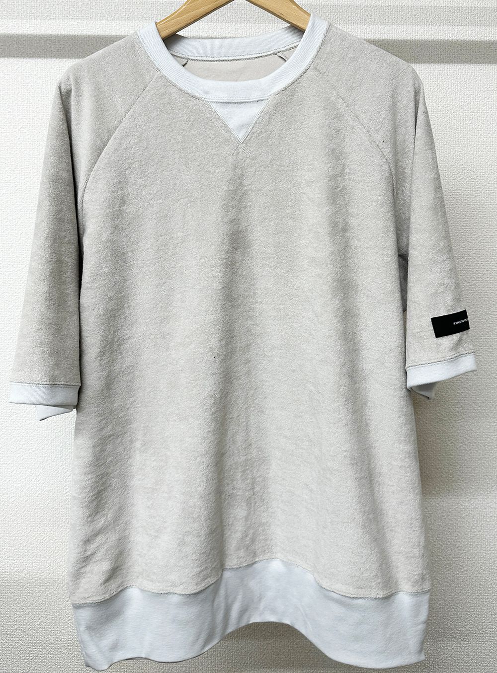 PILE HALF SLEEVE / RC32-T-007 / パイルビッグTシャツ / グレージュ