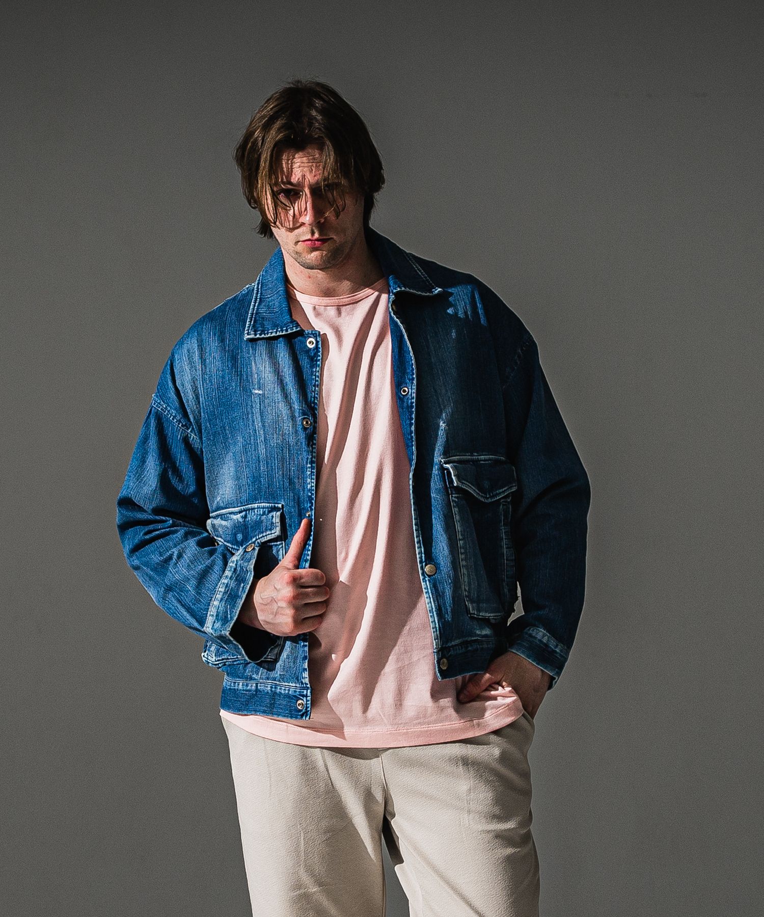 LDENIM AG FLIGHT JACKET / RC41-JK-001 / デニムフライトジャケット / ダークインディゴ (8月中旬入荷予定)