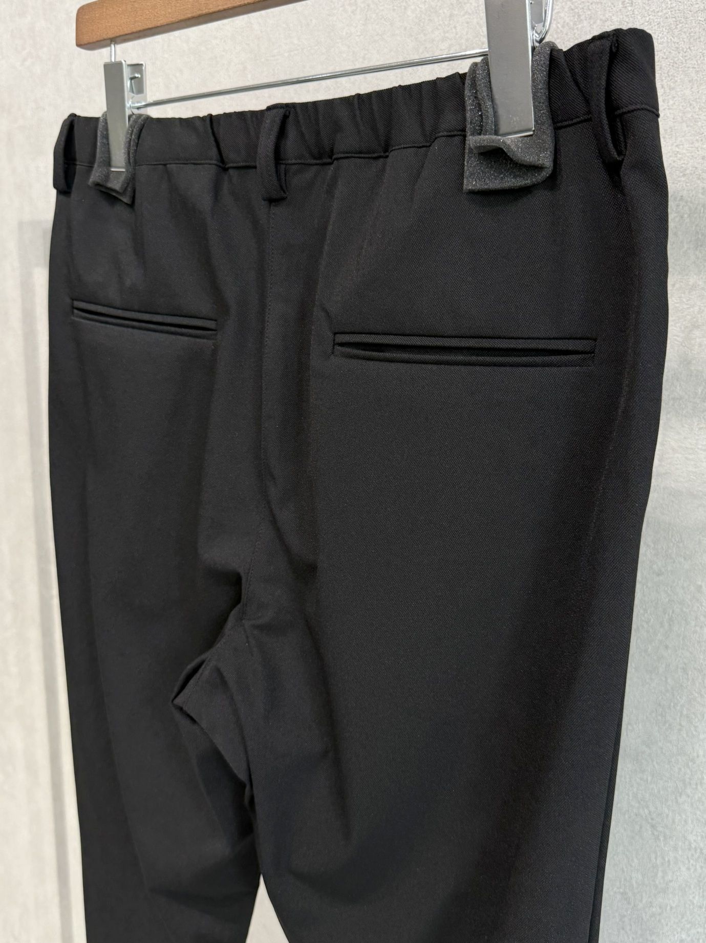 PAT WIDE EASY PANTS / RC37-ST-036BN / ワイドテーパードパンツ / オックス ブラック