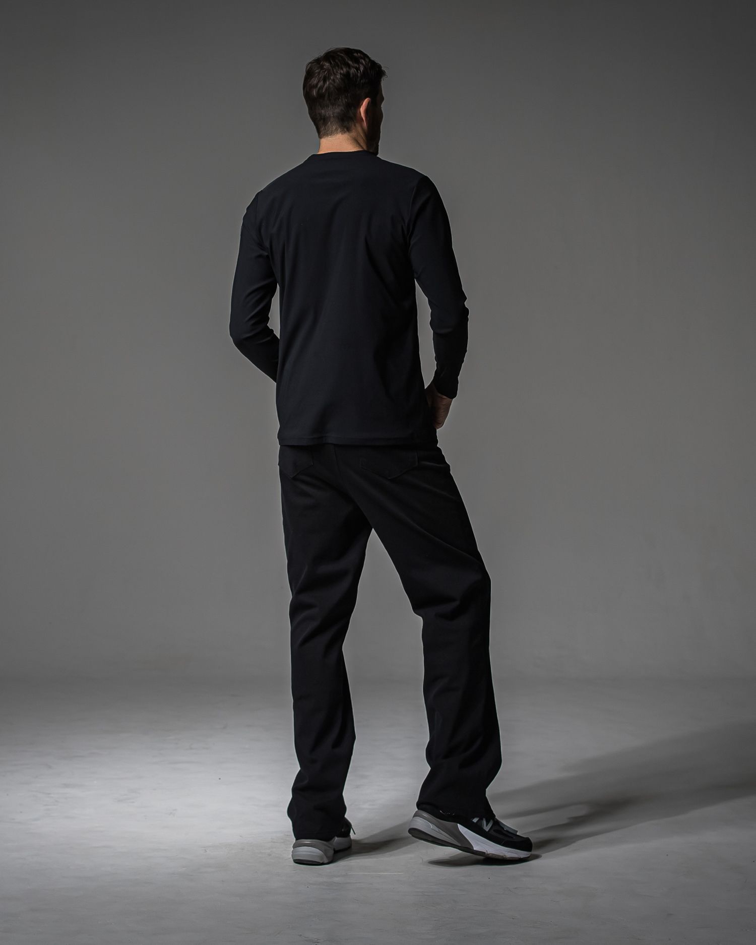 KING DENIM JERSEY / BASIC-ST-005 / デニムジャージ バギーワイドパンツ / ブラック