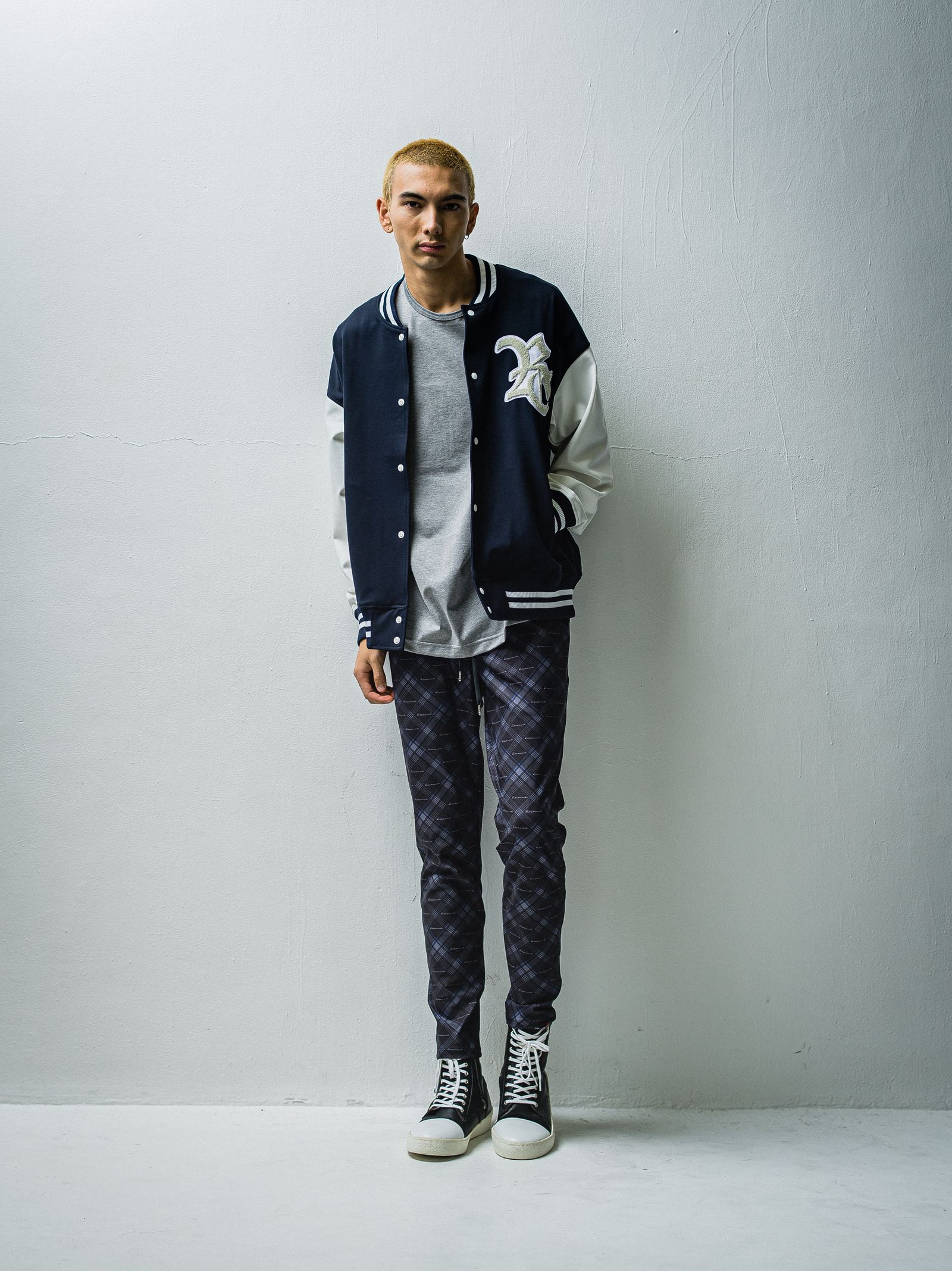 CHRIS EASY PANTS / RC27-ST-016 / チェックイージーパンツ / チェックブラック