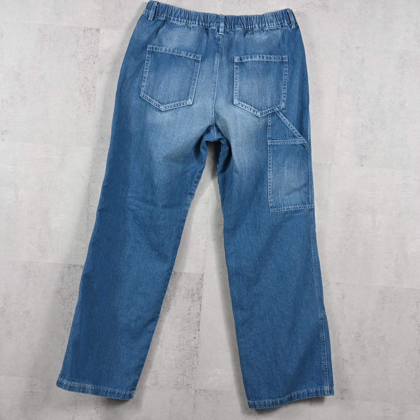 DOUBLE KNEE PT / RC39-ST-041 / ダブルニーワイドデニムパンツ / ライトインディゴ (2月中旬入荷予定)