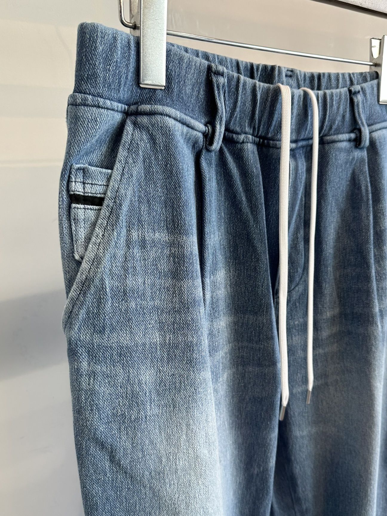 EX DENIM JERSEY WIDE PT / RC32-ST-016WTD / デニムジャージーワイドパンツ / ライトインディゴ